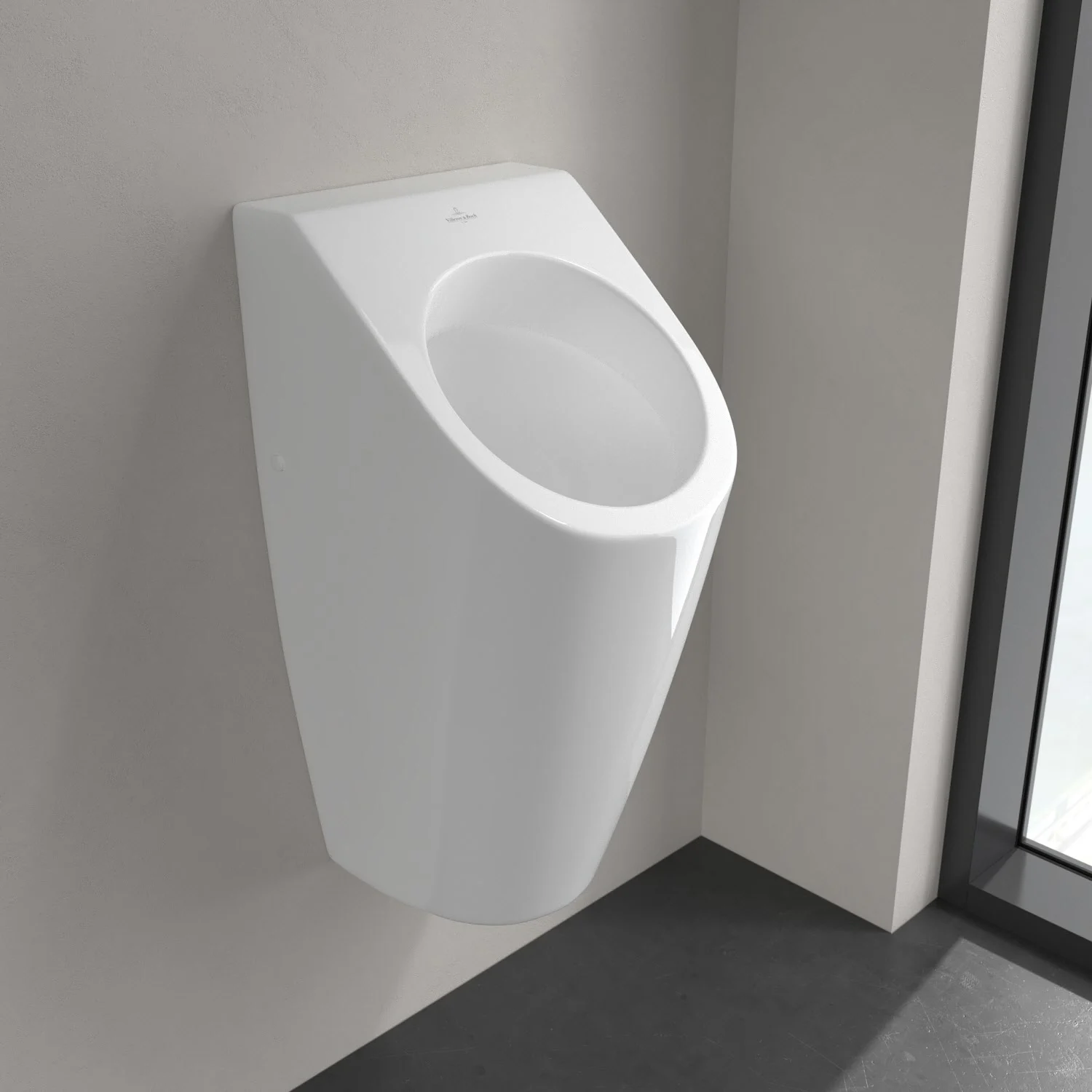Villeroy & Boch Architectura Absaug-Urinal, mit Zielobjekt, Zulauf verdeckt Bild 4