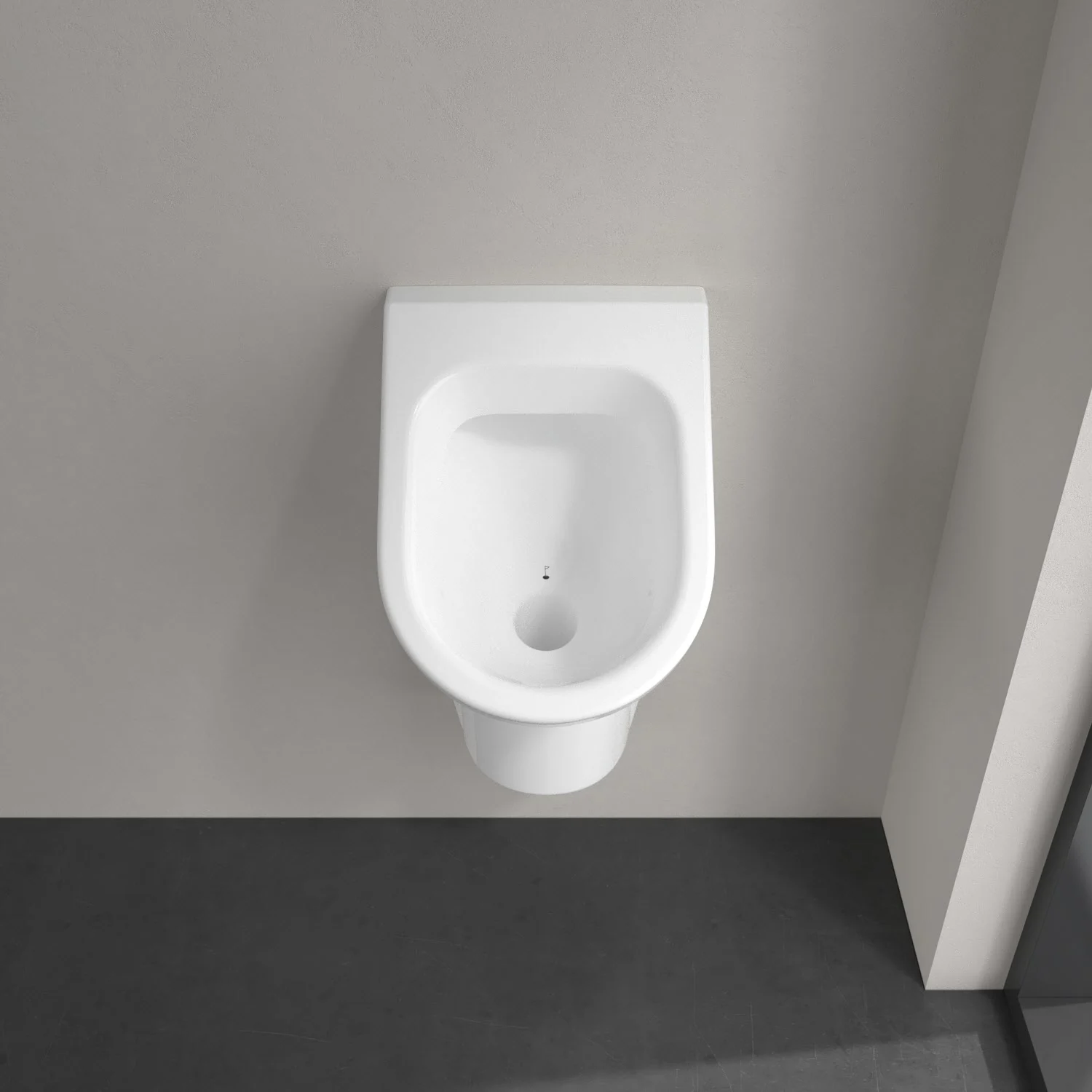 Villeroy & Boch Architectura Absaug-Urinal mit Zielobjekt, Zulauf verdeckt Bild 7