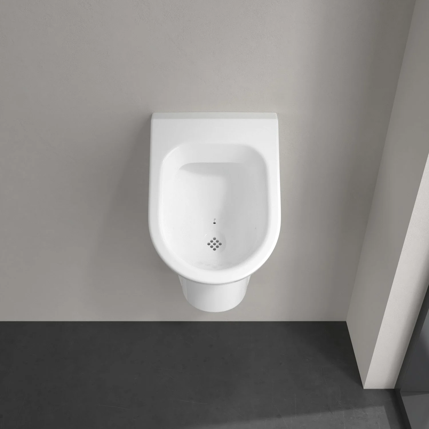 Villeroy & Boch Architectura Absaug-Urinal, mit Zielobjekt, Zulauf verdeckt Bild 7