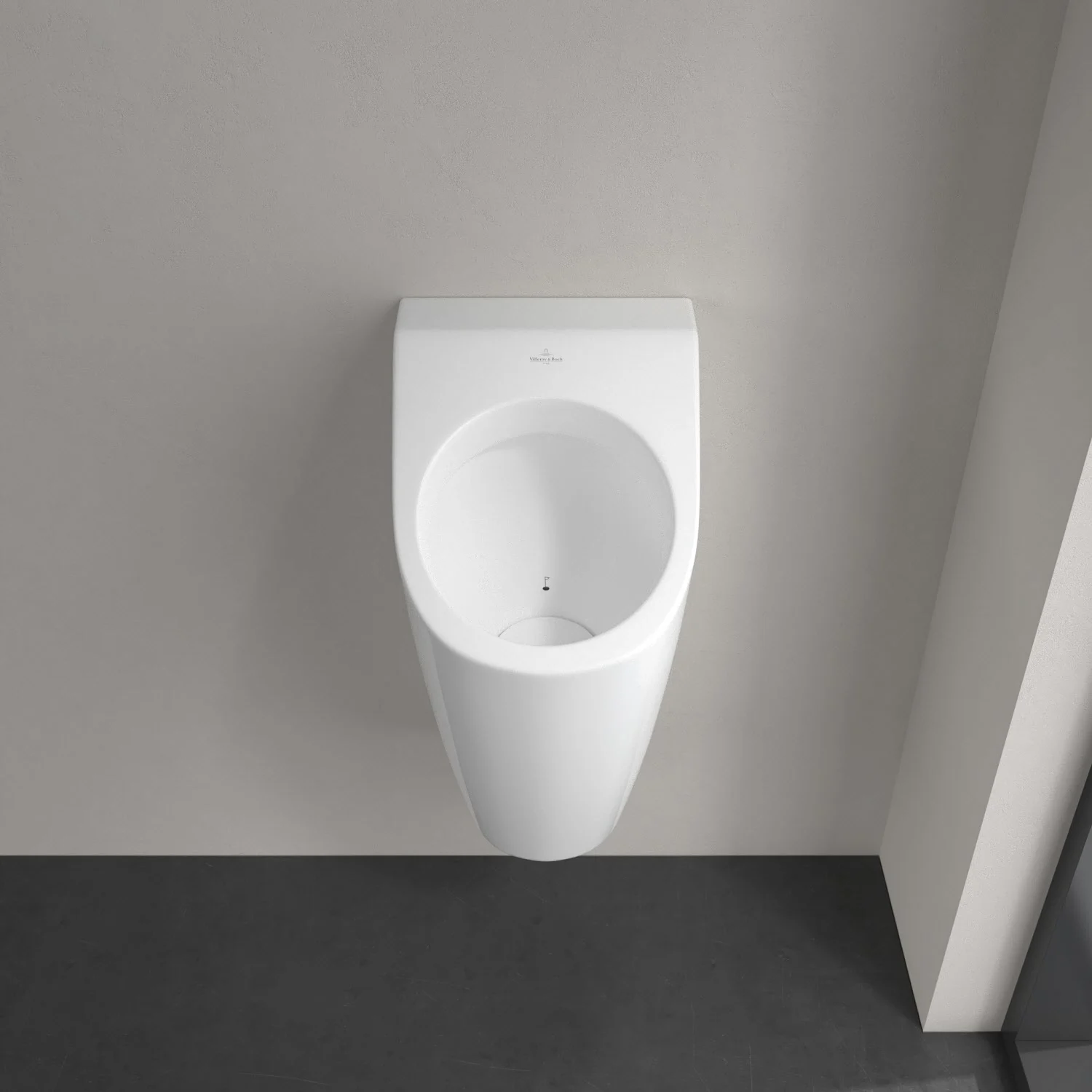 Villeroy & Boch Architectura Absaug-Urinal, mit Zielobjekt, Zulauf verdeckt Bild 7