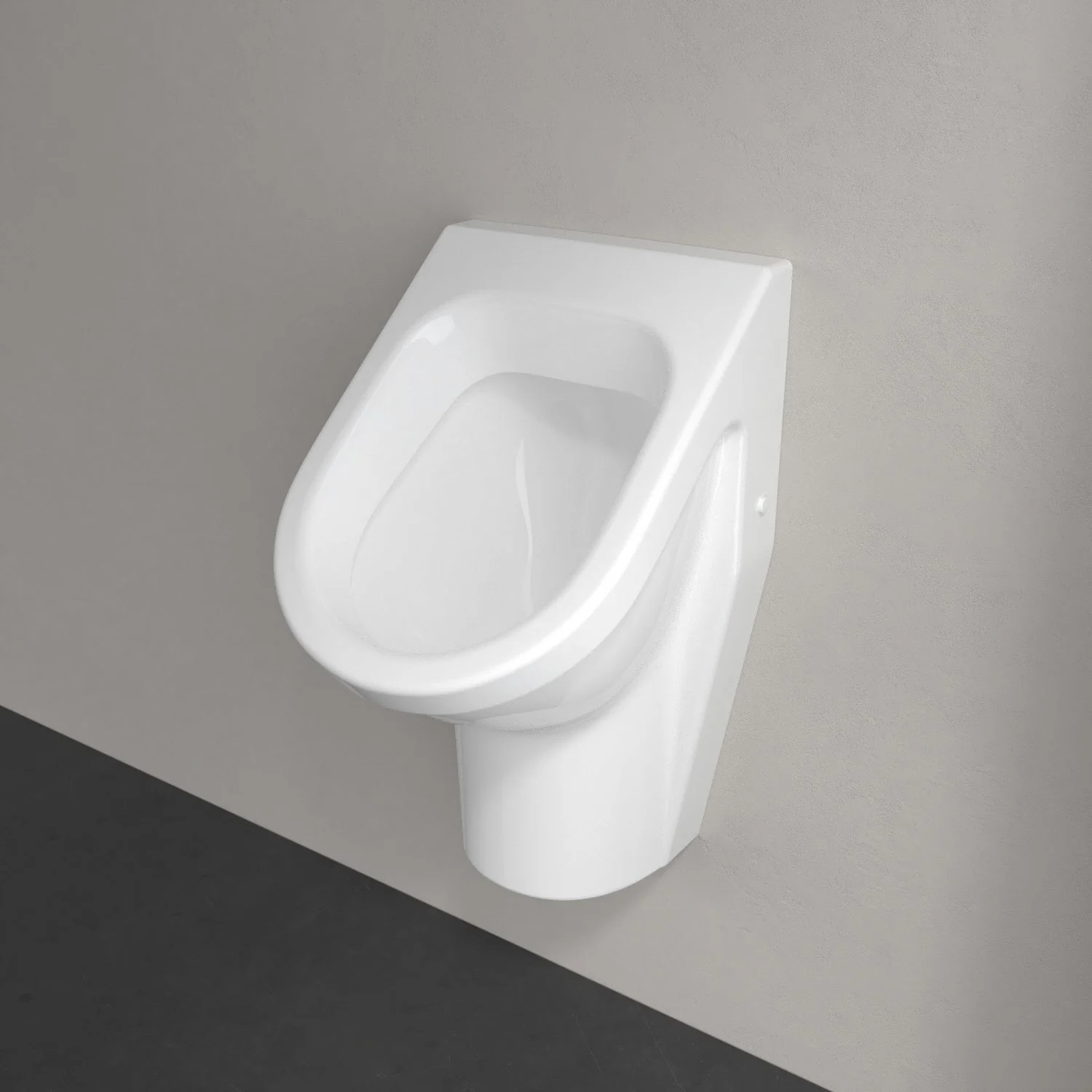 Villeroy & Boch Architectura Absaug-Urinal mit Zielobjekt, Zulauf verdeckt Bild 8