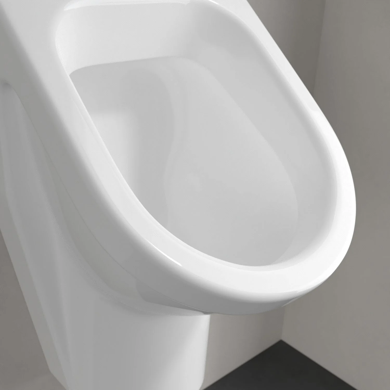 Villeroy & Boch Architectura Absaug-Urinal, mit Zielobjekt, Zulauf verdeckt Bild 9