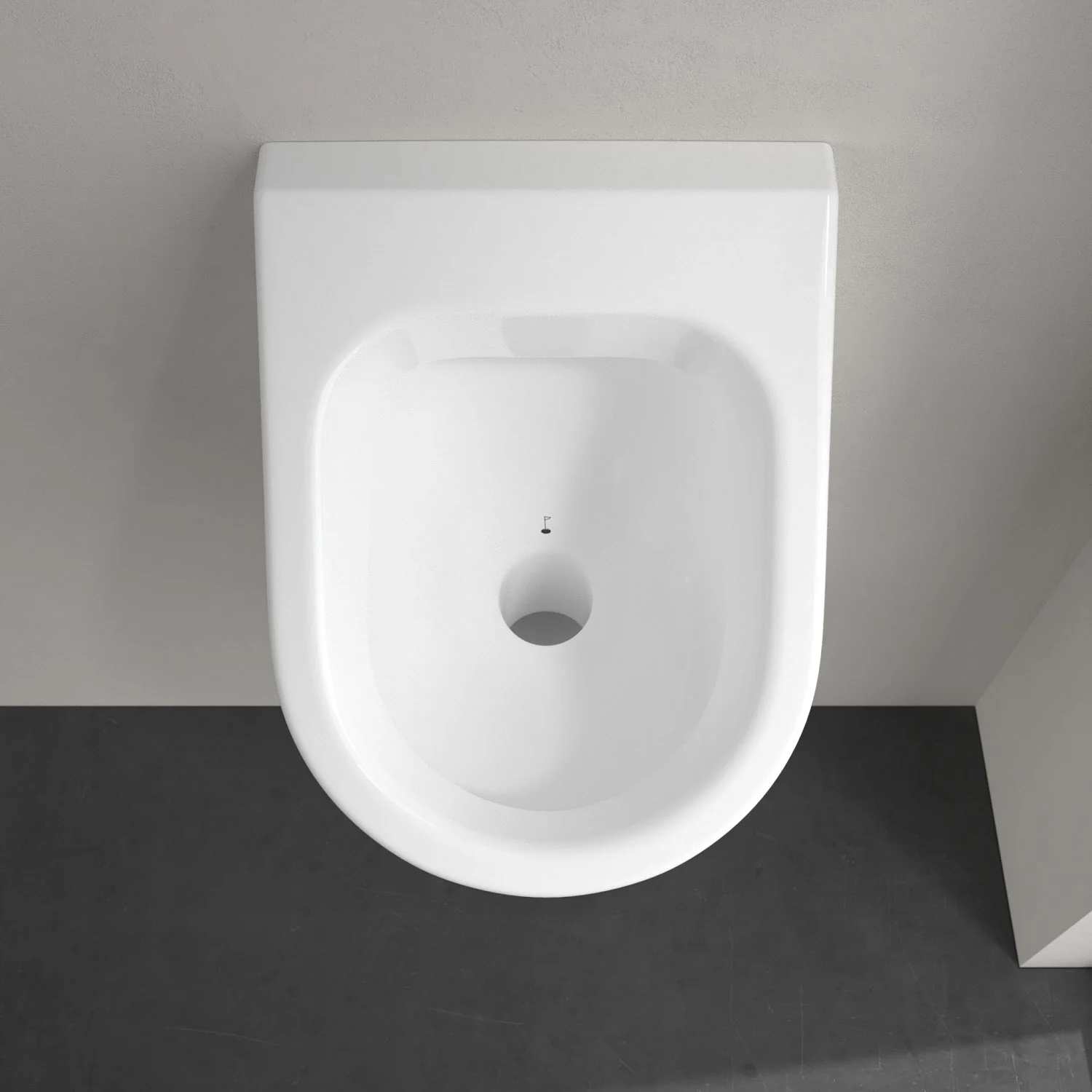 Villeroy & Boch Architectura Absaug-Urinal mit Zielobjekt, Zulauf verdeckt Bild 10