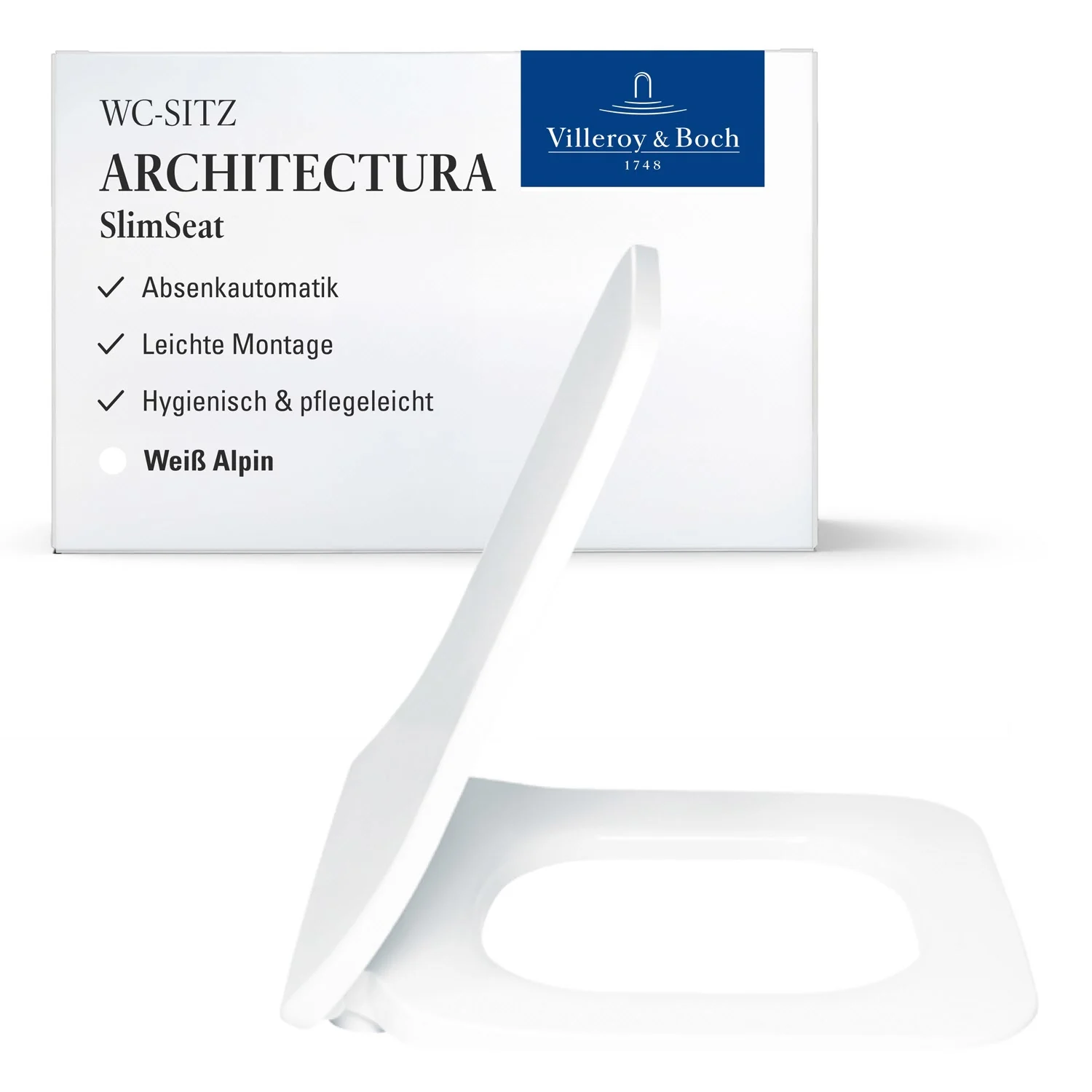Villeroy & Boch Architectura WC-Sitz Slimseat mit Quick Release und Softclose Bild 2