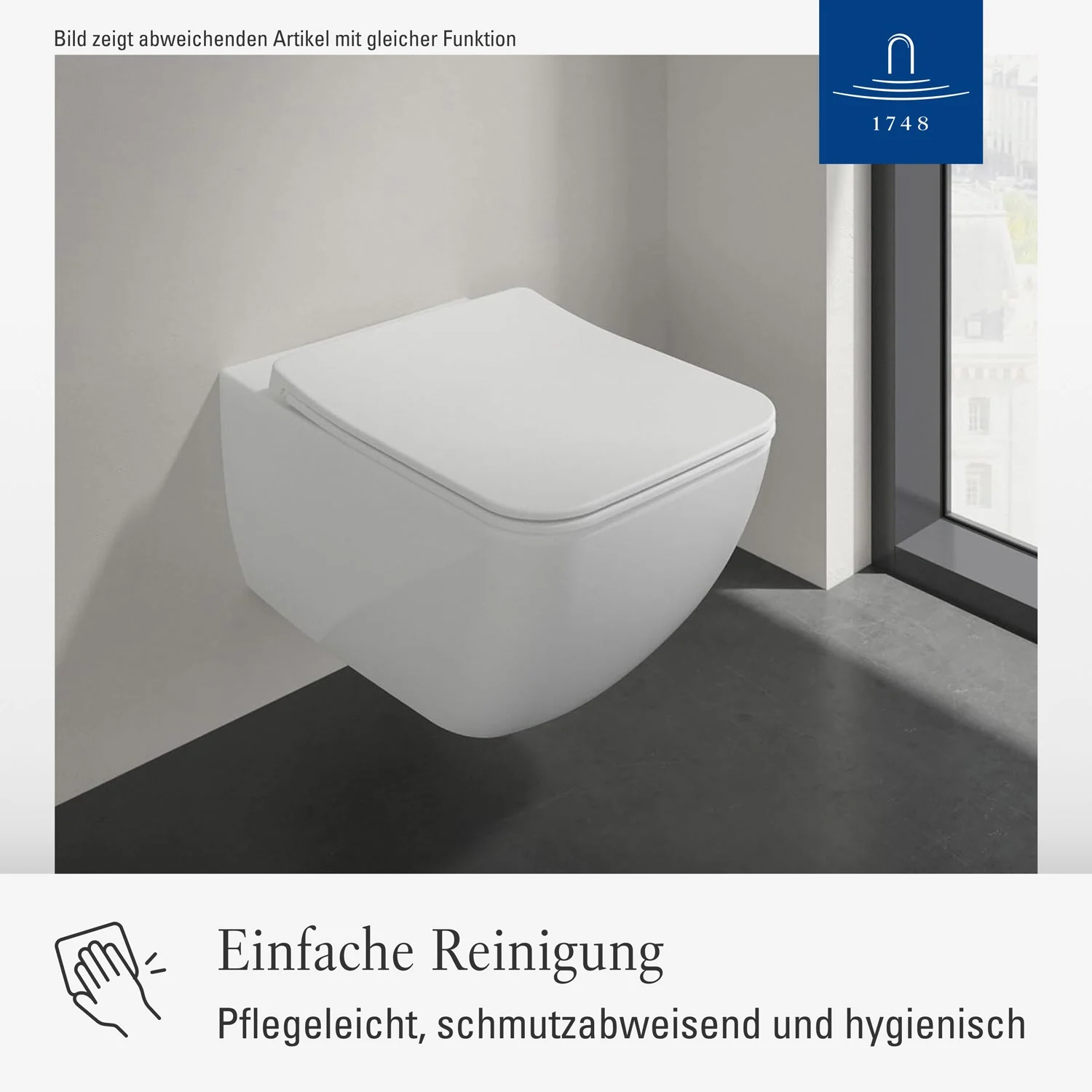 Villeroy & Boch Architectura WC-Sitz Slimseat mit Quick Release und Softclose Bild 7