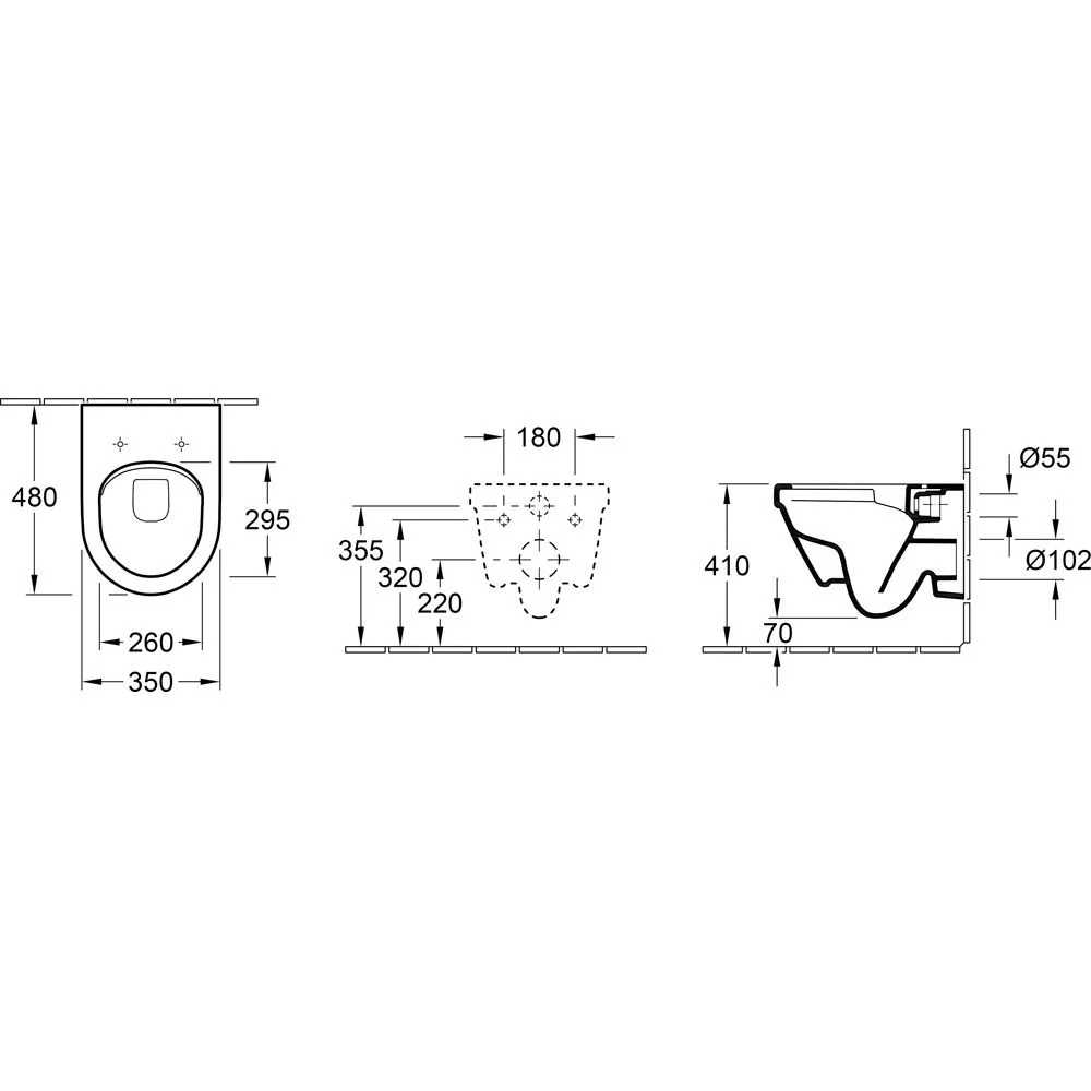 Villeroy & Boch Architectura Tiefspülklosett Spülrandlos Compact Bild 5