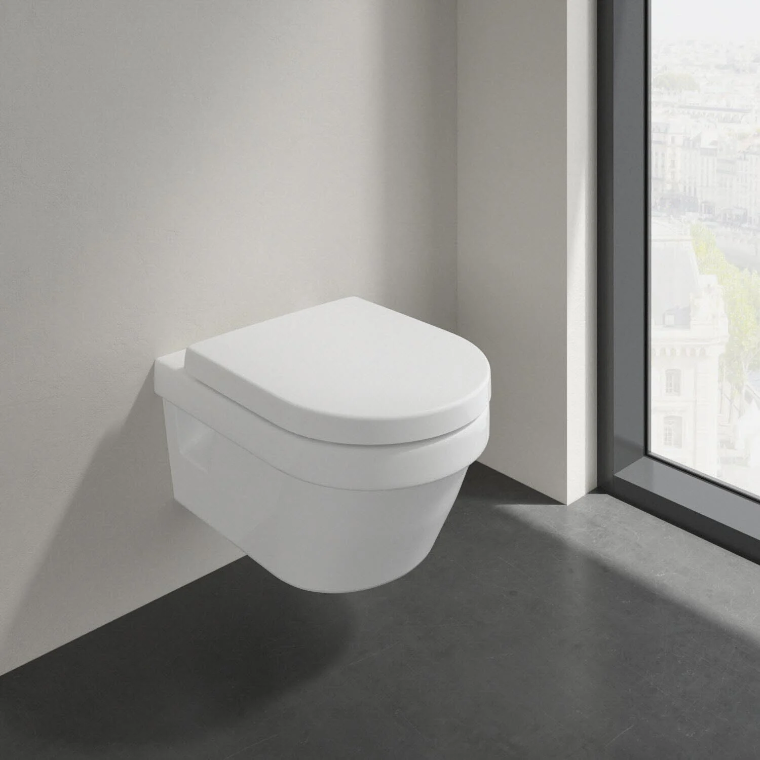 Villeroy & Boch Architectura Wand-WC DirectFlush Combi-Pack mit WC-Sitz Bild 8