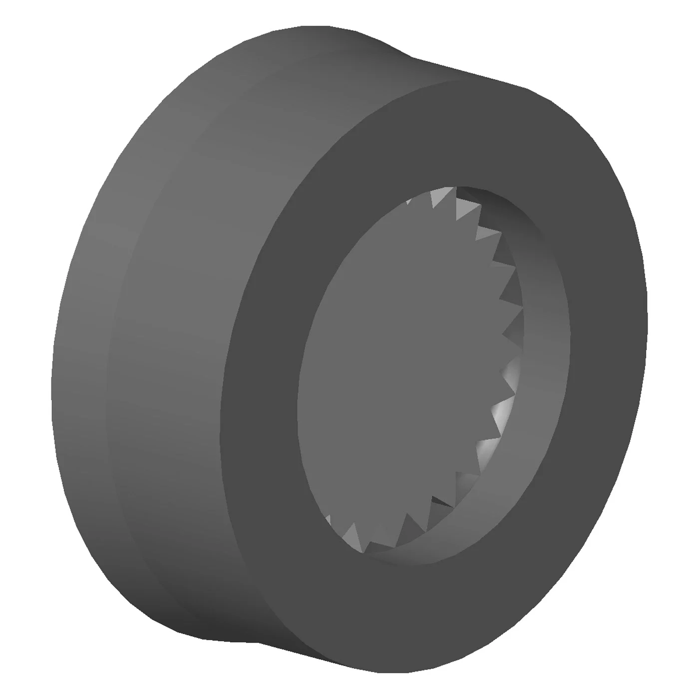Szary cylindryczny element w widoku bocznym, Dornbracht