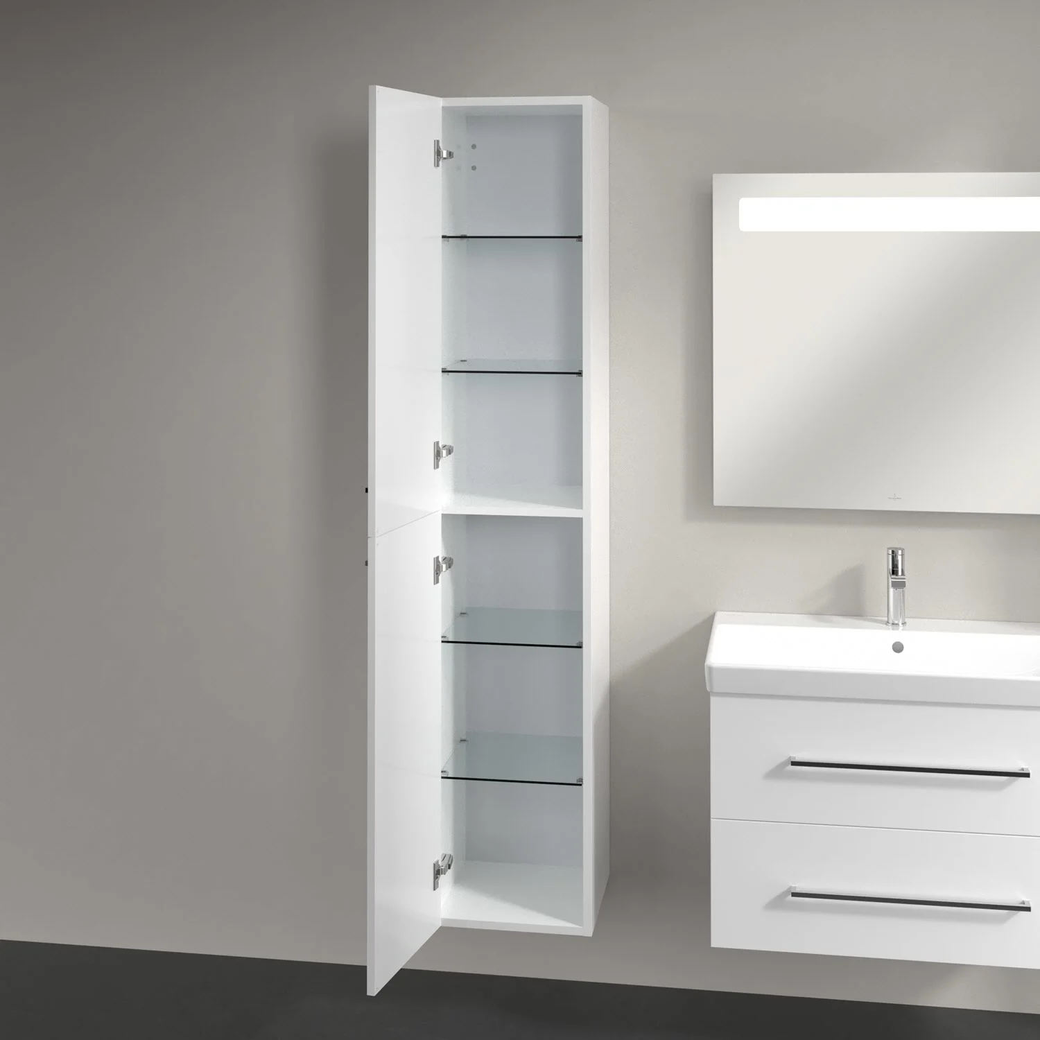 Villeroy & Boch Avento Hochschrank 34,6 x 176 cm, 2 Türen Anschlag links Bild 4