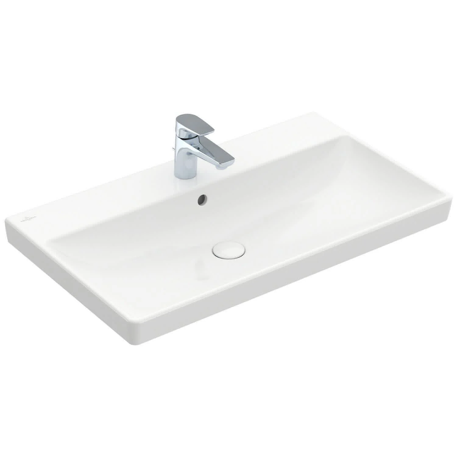 Villeroy & Boch Avento Schrankwaschtisch 80 x 47 cm, mit 1 Hahnloch, mit Überlauf Bild 2