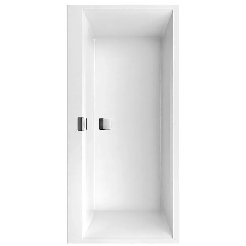 Wycięty obraz białej prostokątnej wanny, Villeroy & Boch