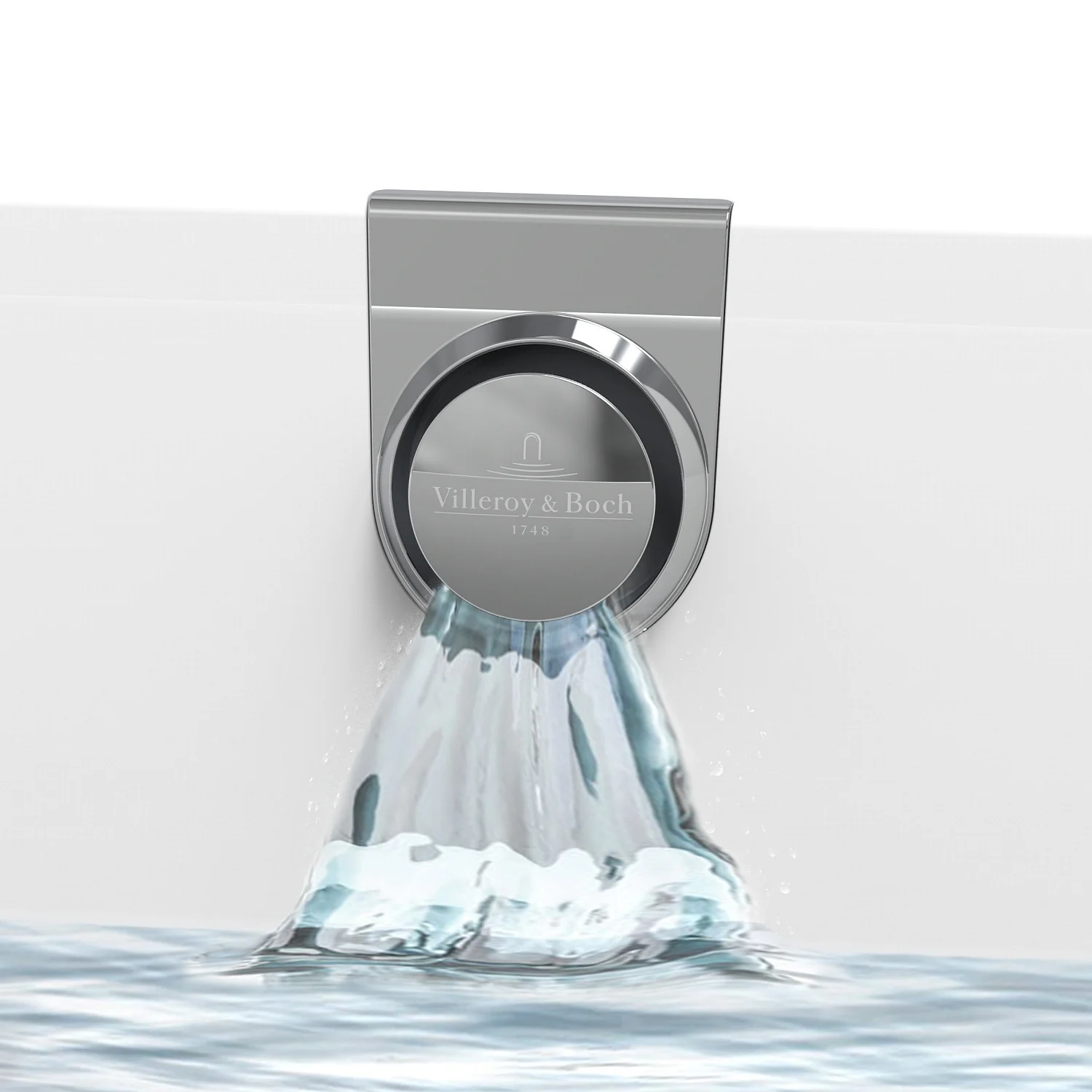 Villeroy & Boch Oberon 2.0 Wasserzulauf integriert im Überlauf