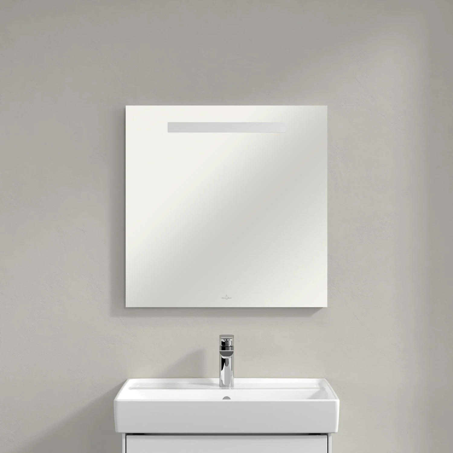 Villeroy & Boch More To See One LED Badezimmerspiegel in 60 x 60 cm mit integrierter Beleuchtung Bild 6