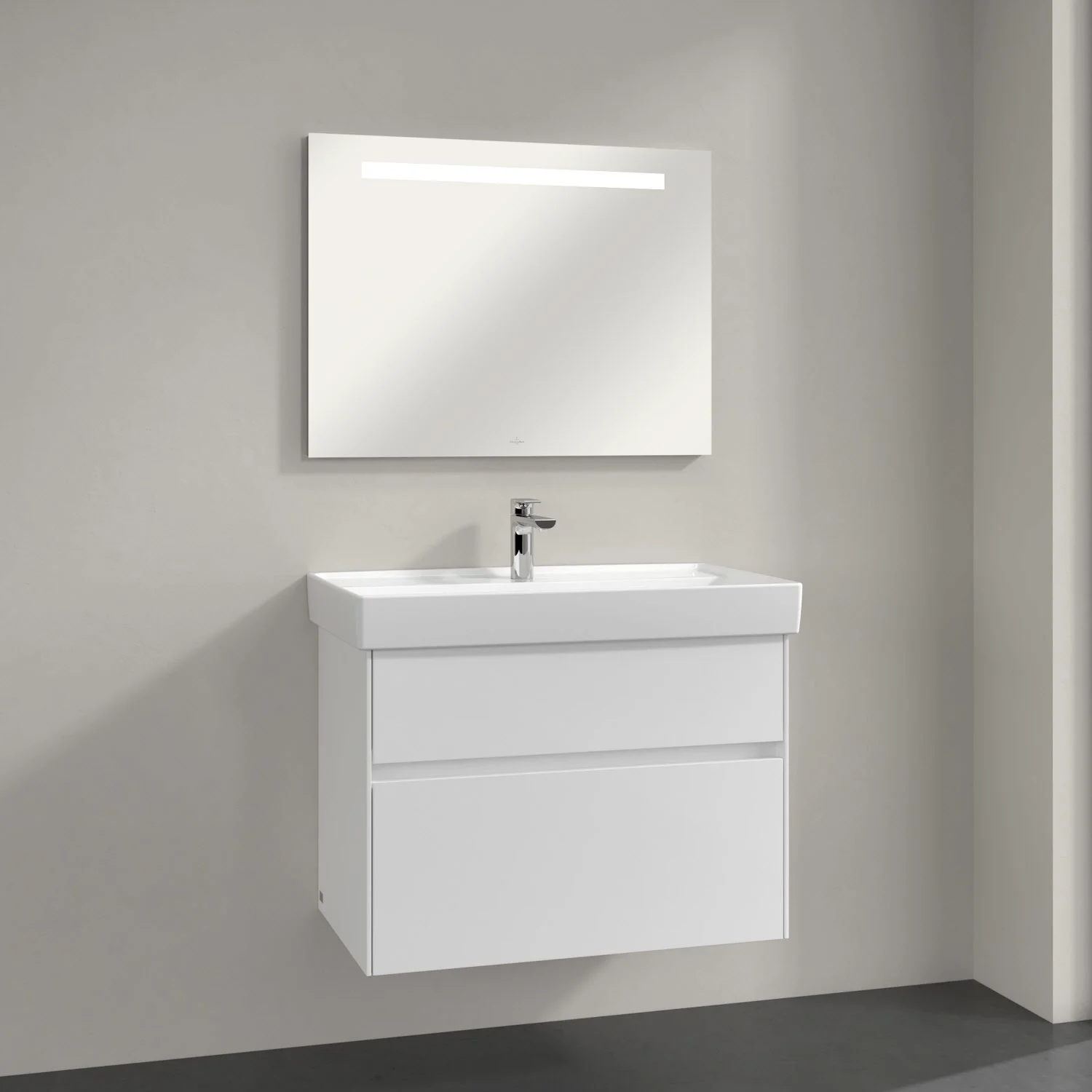 Villeroy & Boch More To See One LED Badspiegel 80 x 60 cm mit stilvoller Beleuchtung Bild 8