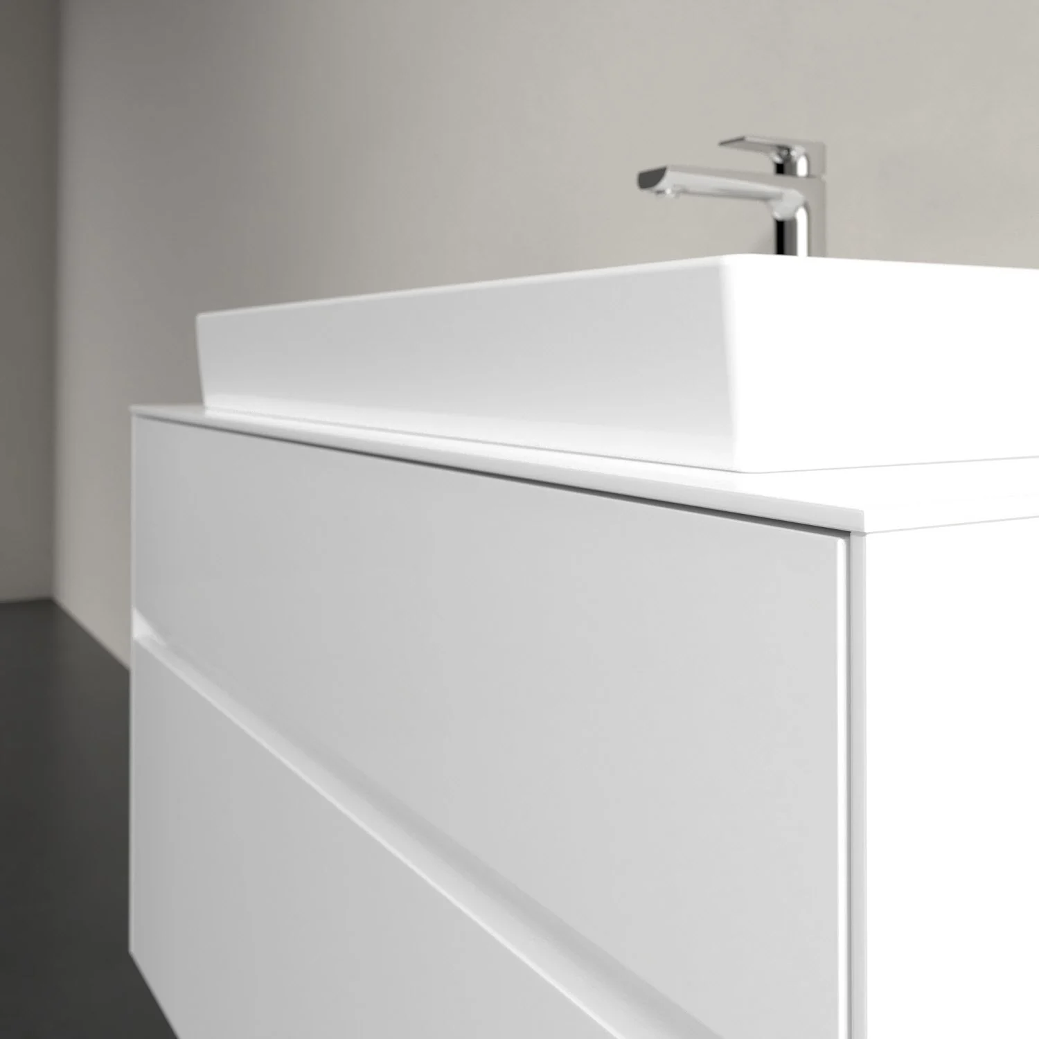 Villeroy & Boch Collaro Waschtischunterschrank 100 x 54,8 cm mit 2 Auszügen, für WT mittig Bild 6
