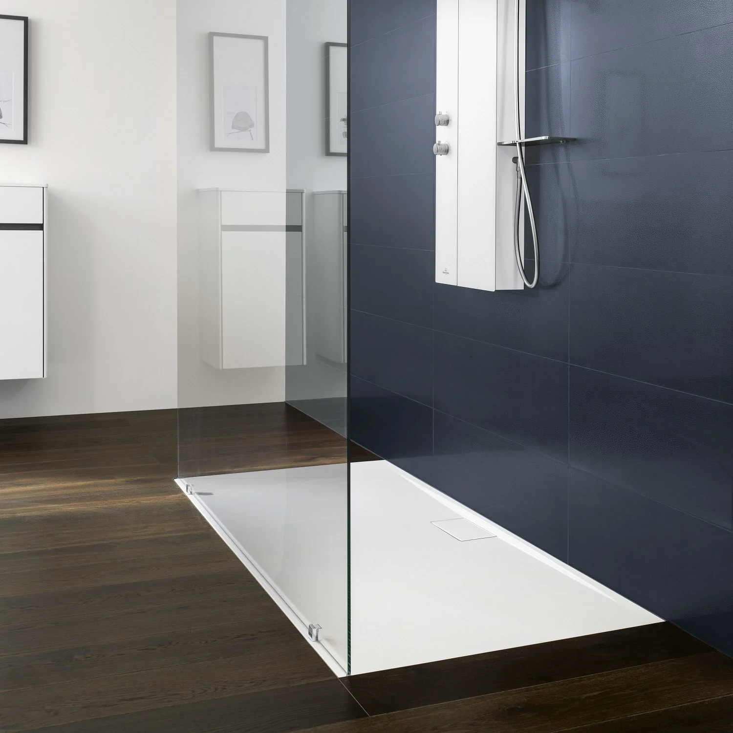 Villeroy & Boch Architectura Metalrim Duschwanne 90 x 90 x 1,5 cm mit Vilbogrip Bild 3