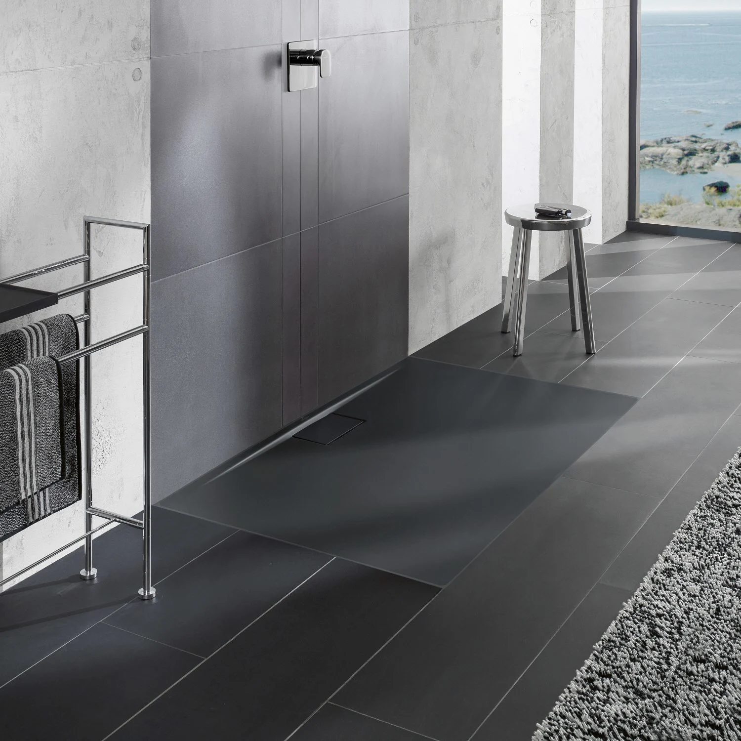 Villeroy & Boch Architectura Metalrim Duschwanne 120 x 90 x 1,5 cm mit Vilbogrip Bild 7