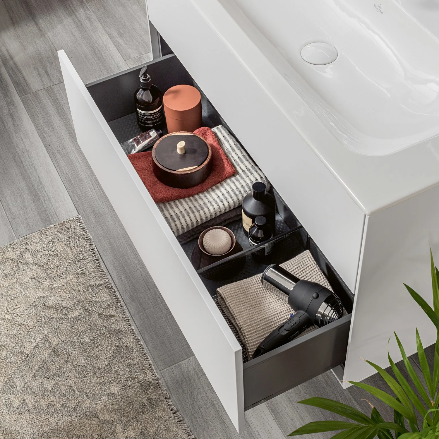 Villeroy & Boch Finion Waschtischunterschrank 99,6 cm, mit 2 Auszügen Bild 4