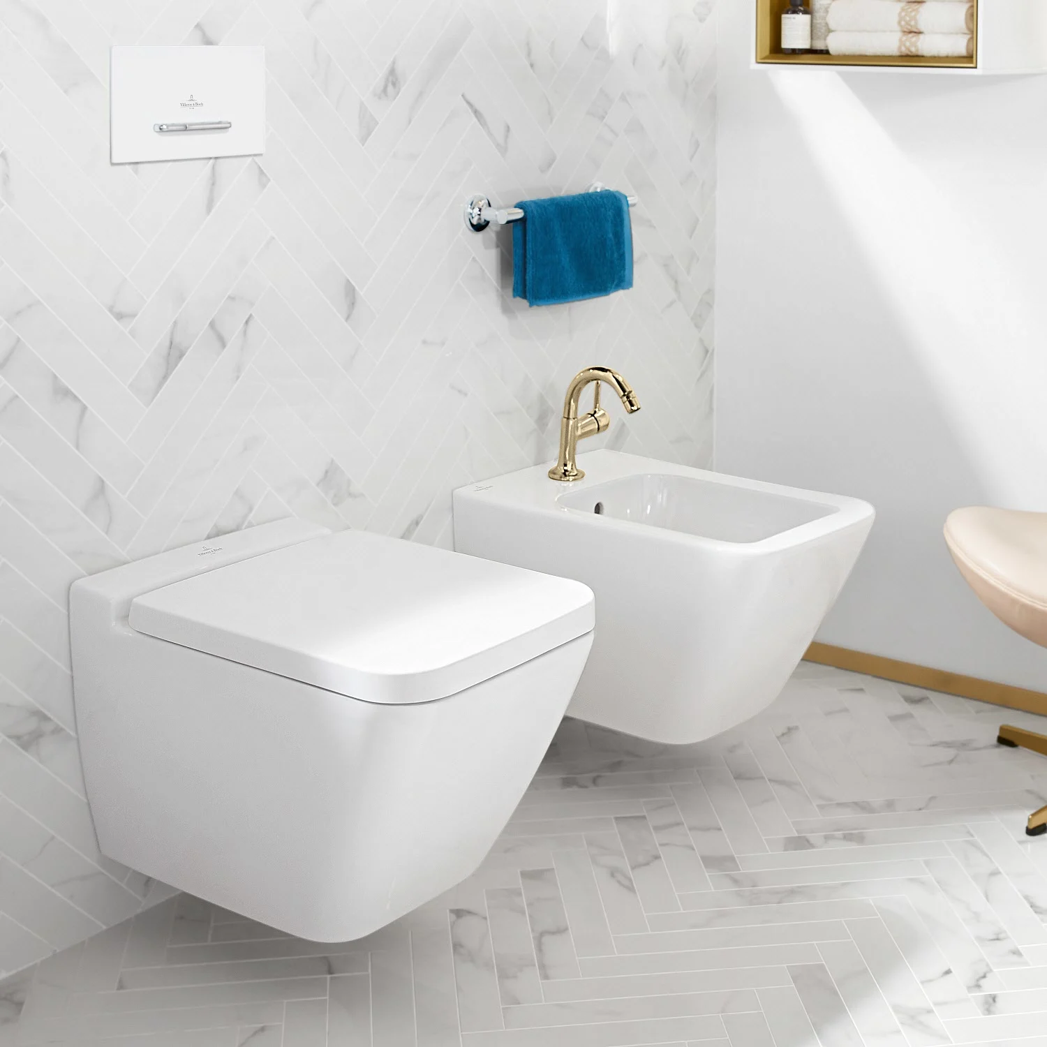 Villeroy & Boch Finion Bidet, wandhängend Bild 3