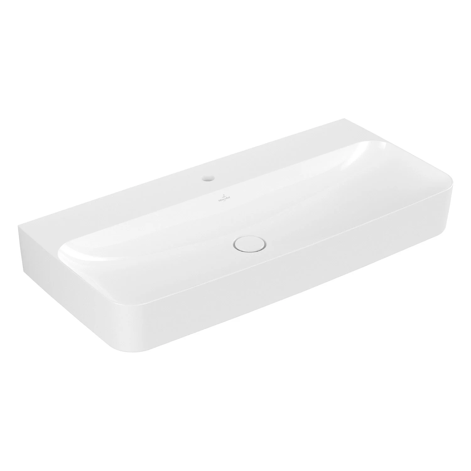 Biała umywalka widok z przodu, Villeroy & Boch
