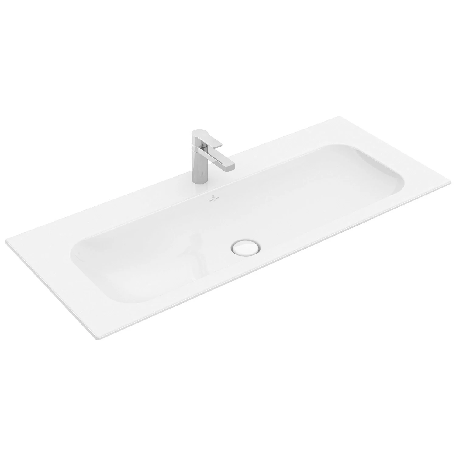 Villeroy & Boch Finion Schrankwaschtisch 120 cm mit Hahnloch, mit ViFlow Überlauf Bild 2