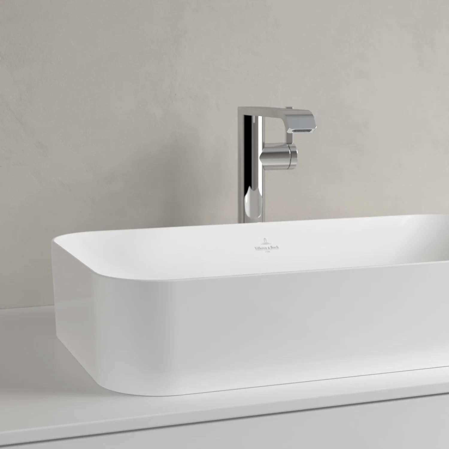 Villeroy & Boch Finion Aufsatzwaschtisch 60 x 35 cm ohne Hahnloch, ohne Überlauf Bild 4