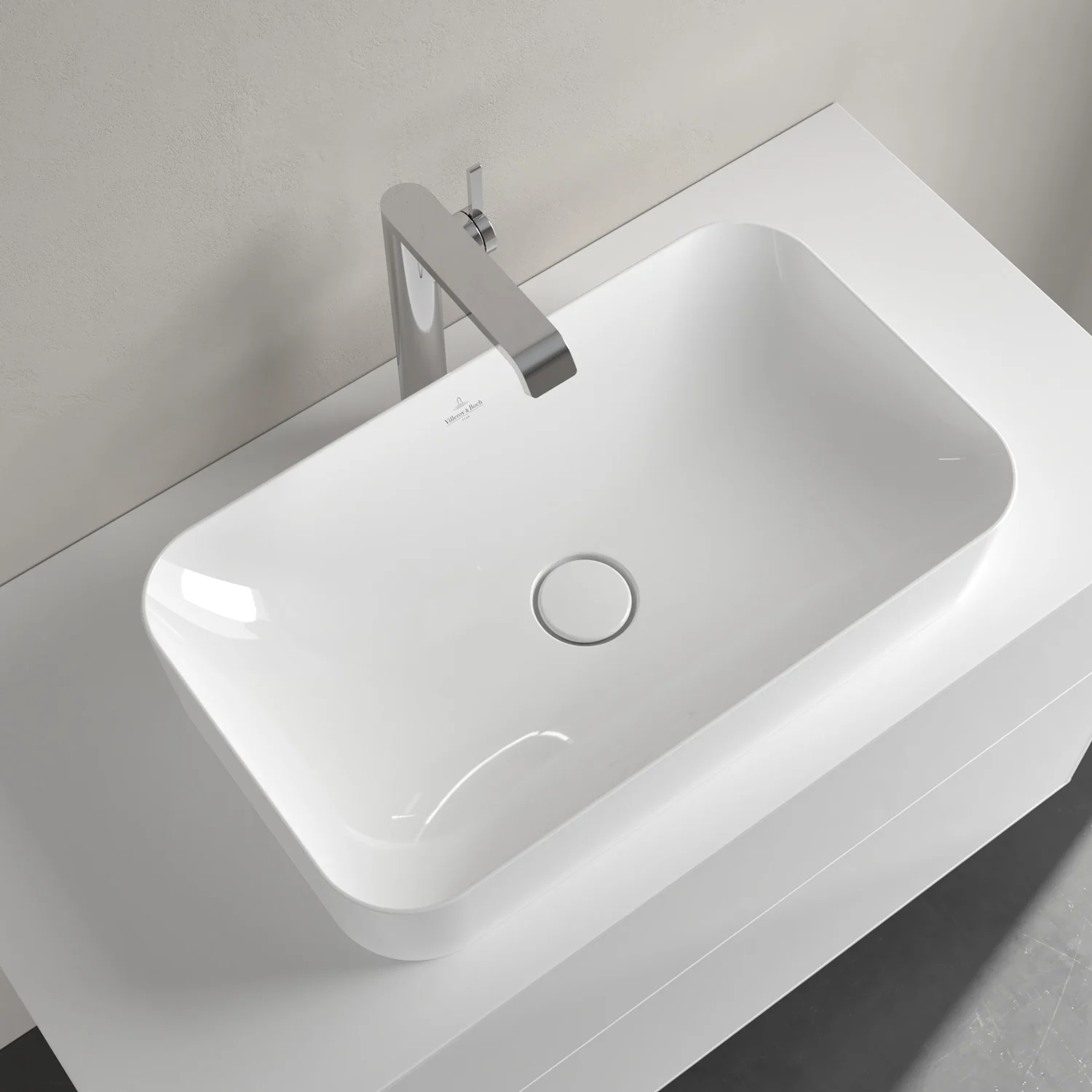 Villeroy & Boch Finion Aufsatzwaschtisch 60 x 35 cm ohne Hahnloch, ohne Überlauf Bild 6