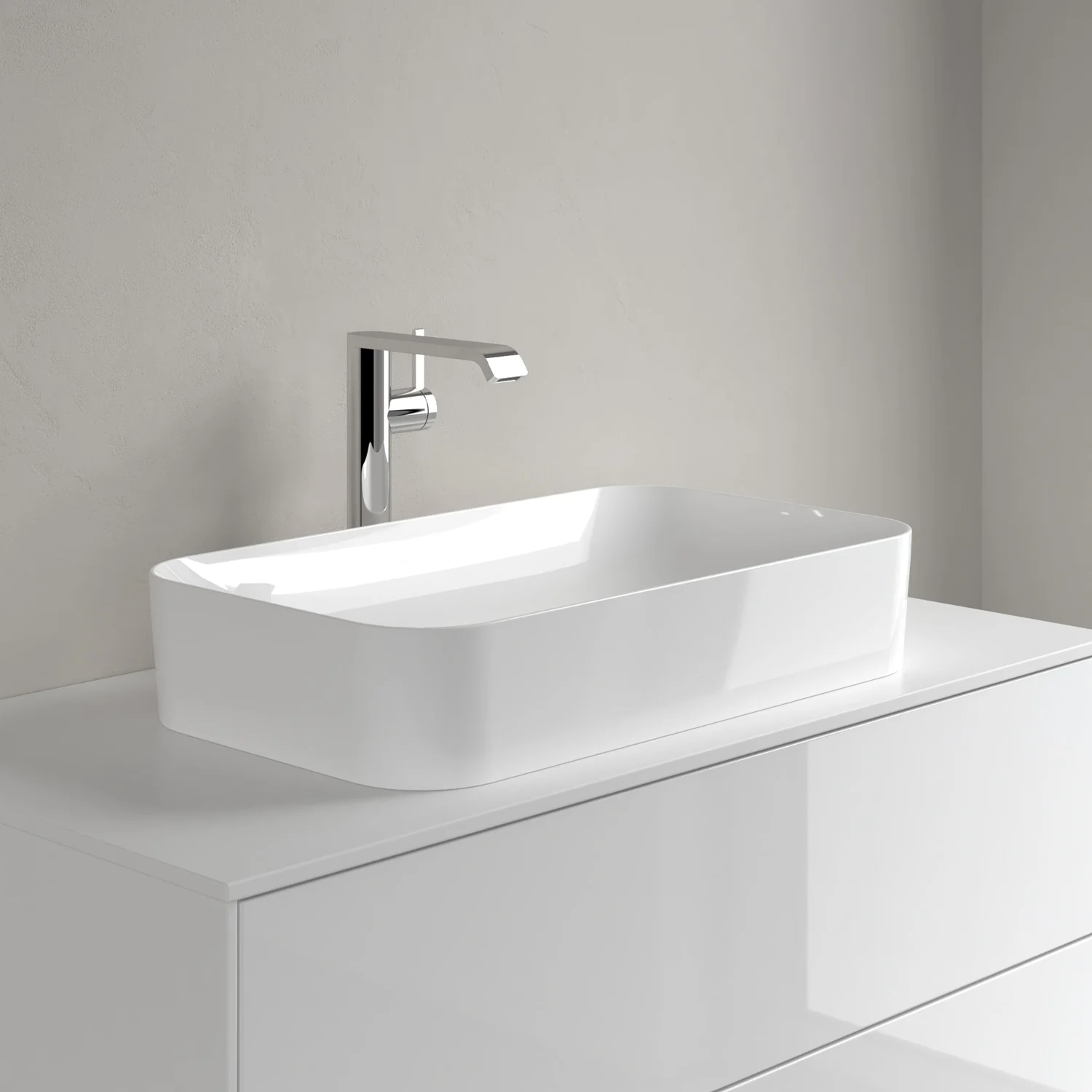 Villeroy & Boch Finion Aufsatzwaschtisch 60 x 35 cm ohne Hahnloch, ohne Überlauf Bild 7