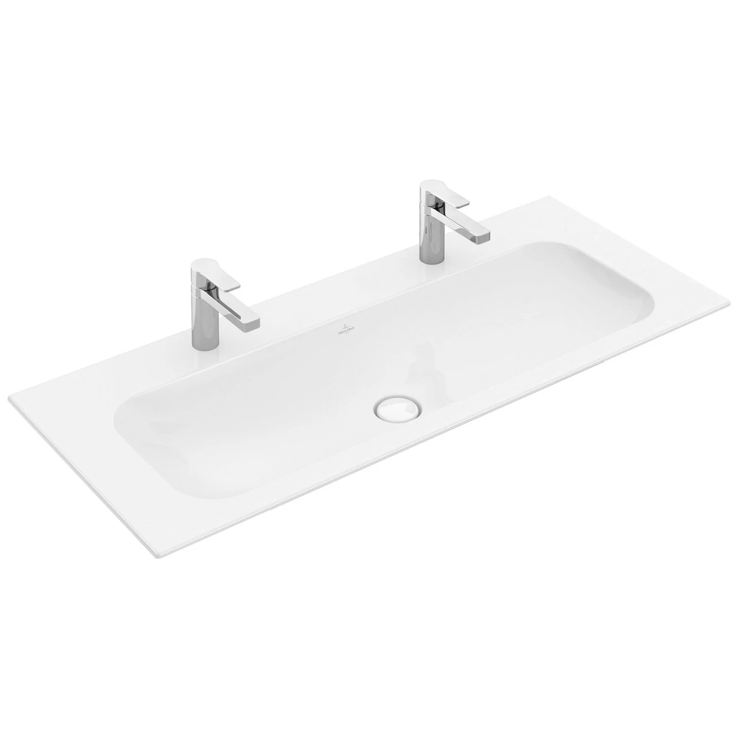 Villeroy & Boch Finion Schrankwaschtisch 120 cm mit 2 Hahnlöcher, ohne Überlauf Bild 2