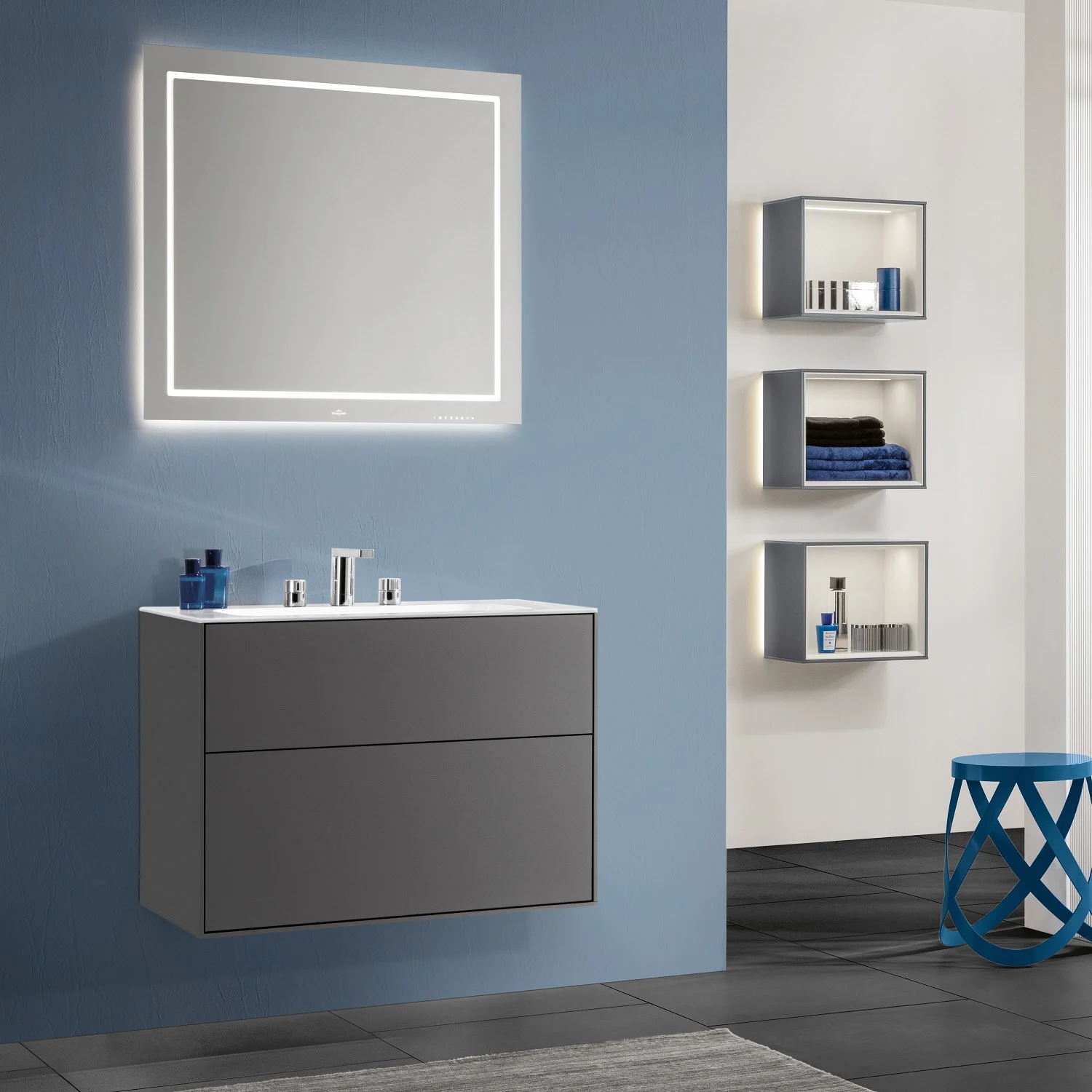 Villeroy & Boch Finion Schrankwaschtisch 80 cm mit Hahnloch, ohne Überlauf Bild 3