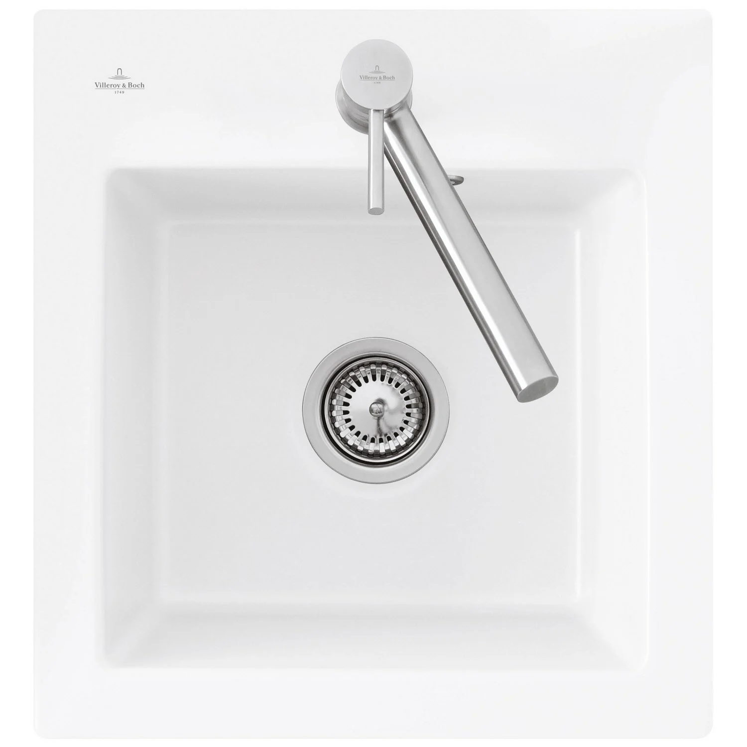 Villeroy & Boch Subway 45 XS Einbauspüle, Ablaufgarnitur mit Handbetätigung Bild 2