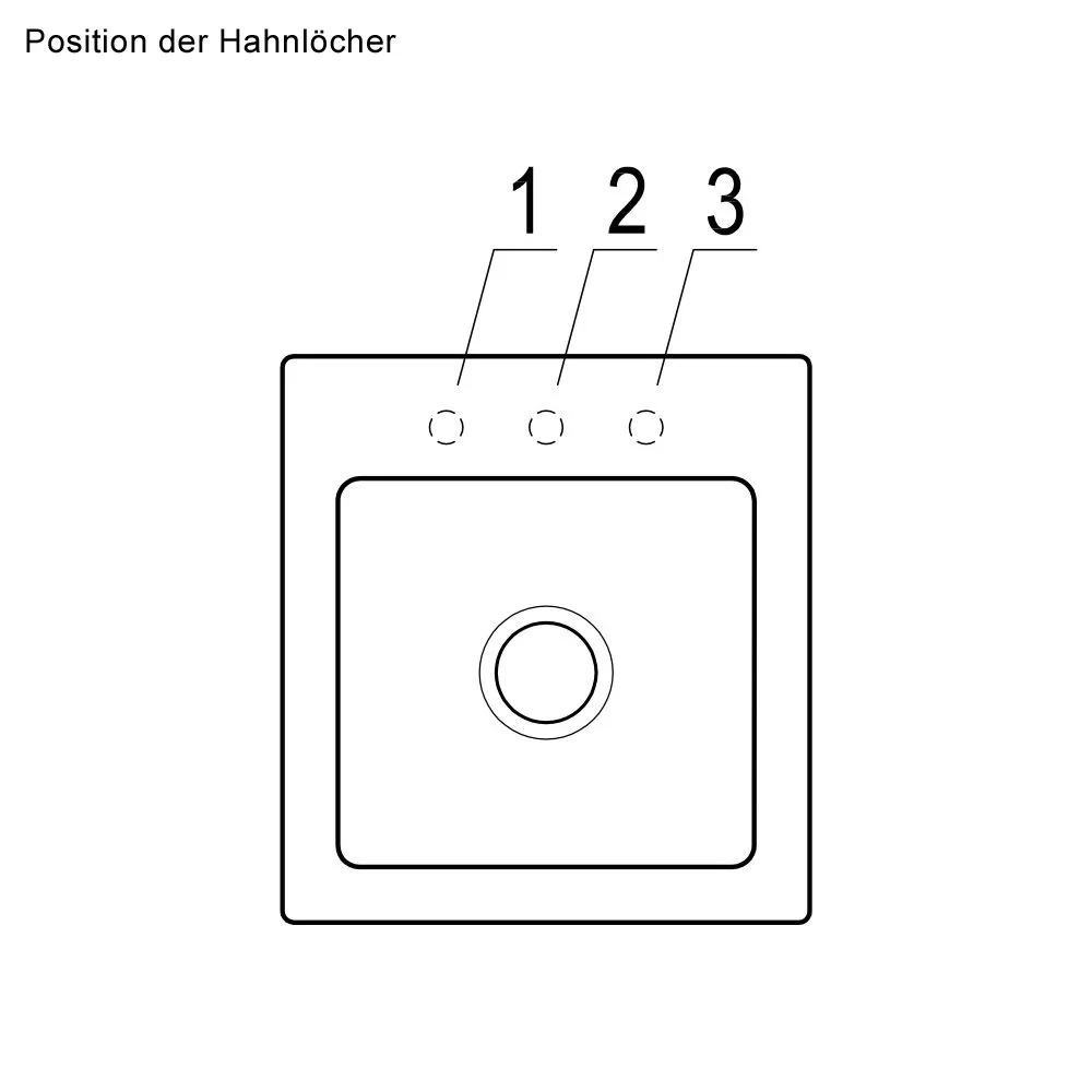 Villeroy & Boch Subway 45 XS Einbauspüle, Ablaufgarnitur mit Handbetätigung Bild 3