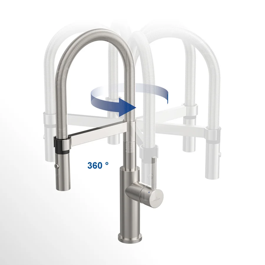 Villeroy & Boch Steel Expert Compact Einhebel Küchenarmatur Bild 11