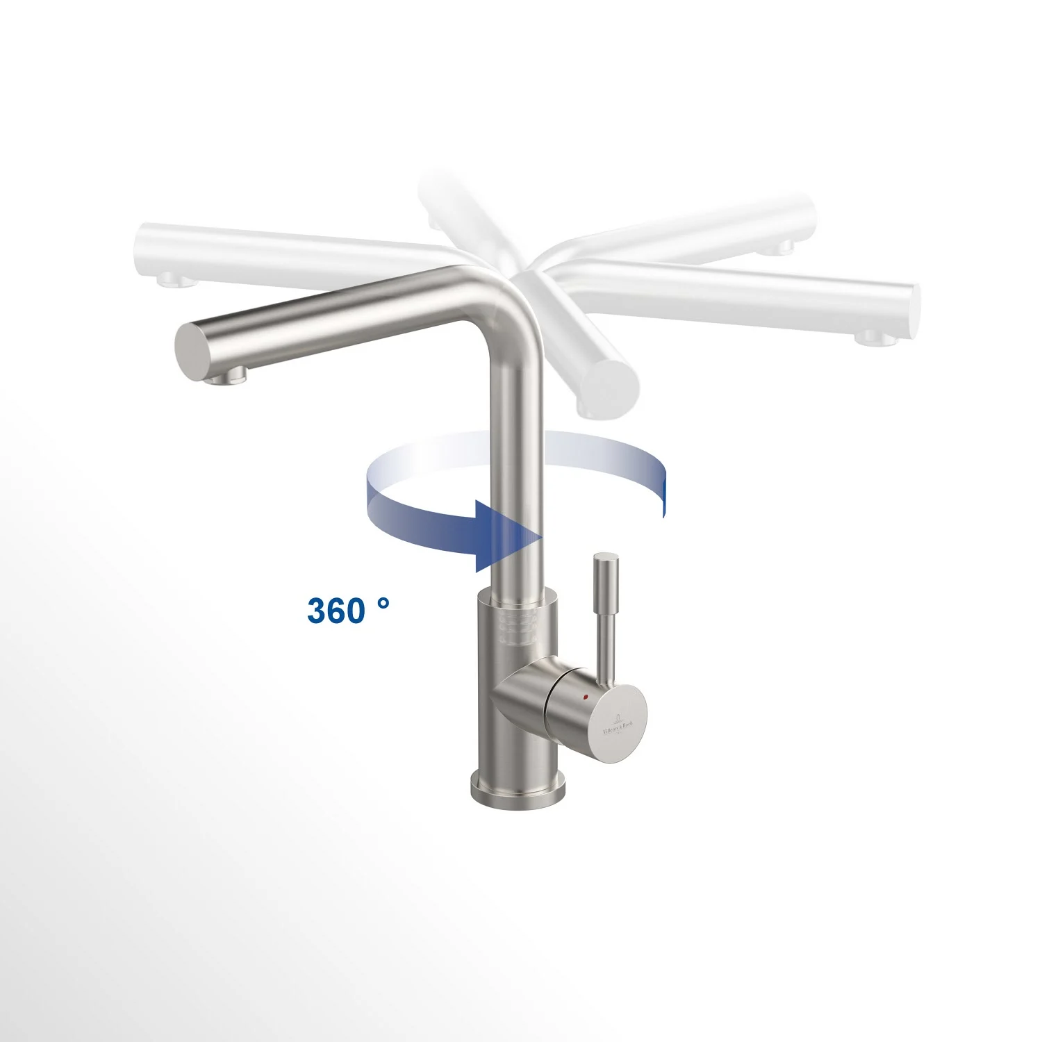 Villeroy & Boch Modern Steel Einhebel-Küchenarmatur Bild 8