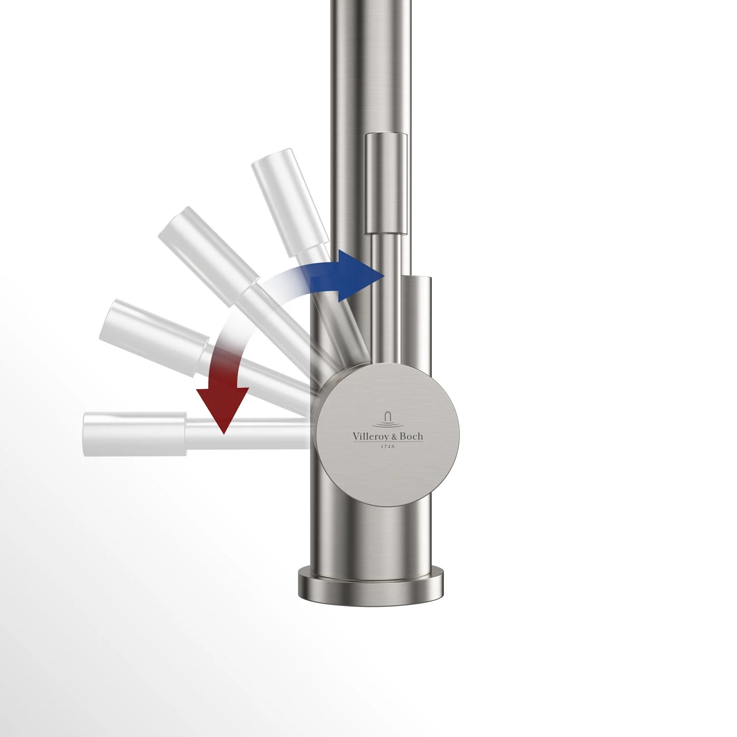 Villeroy & Boch Steel Shower Einhebel-Küchenarmatur, Niederdruck Bild 11