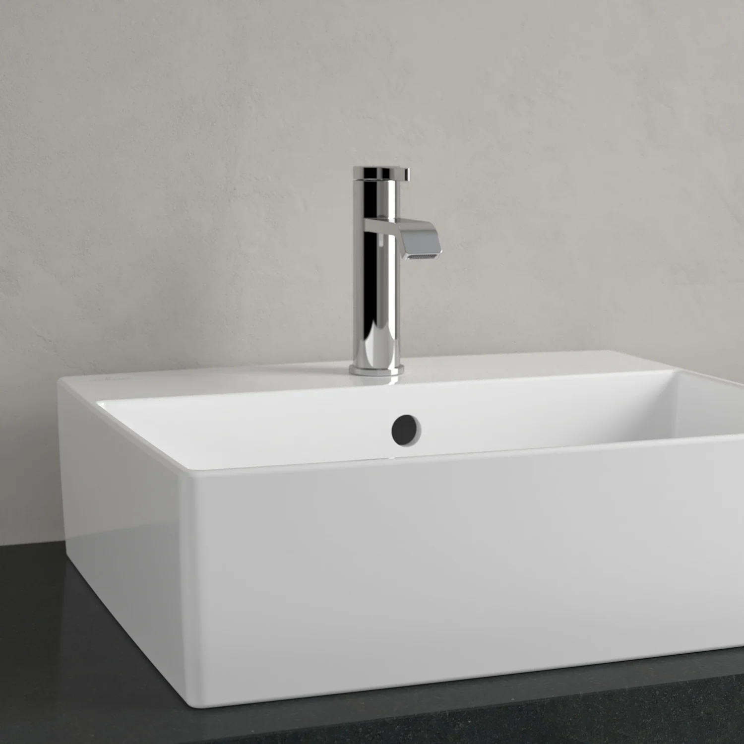 Villeroy & Boch Memento 2.0 Aufsatzwaschtisch 50 cm mit Hahnloch, mit Überlauf Bild 4