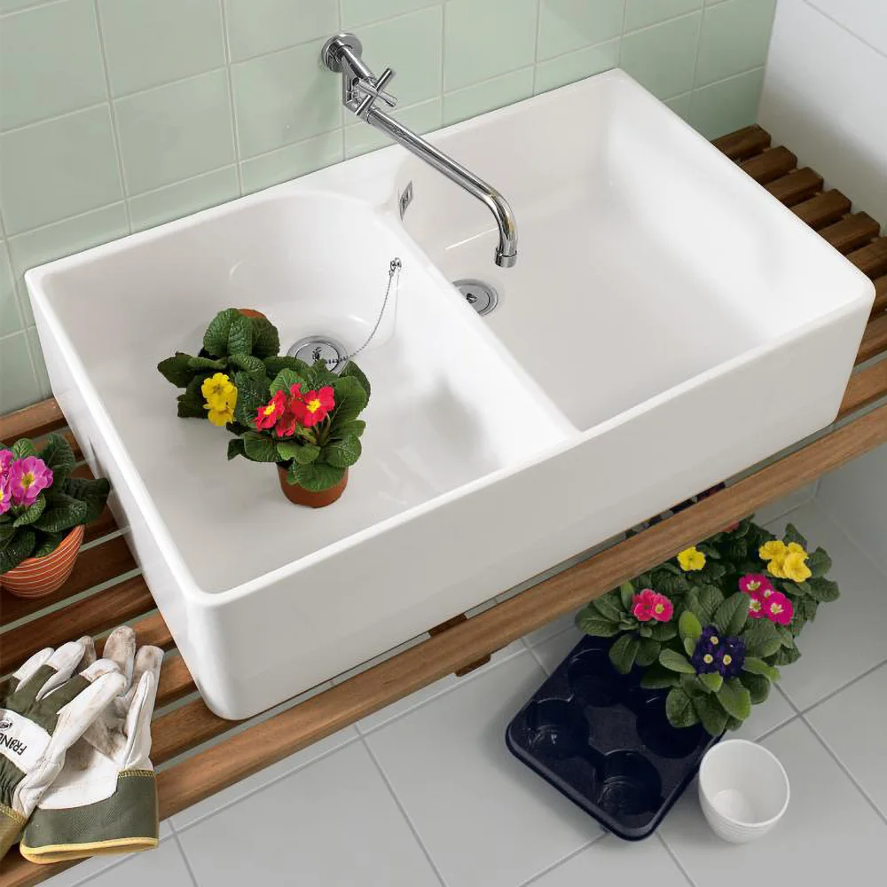 Villeroy & Boch O.novo Doppelspülbecken 89,5 cm