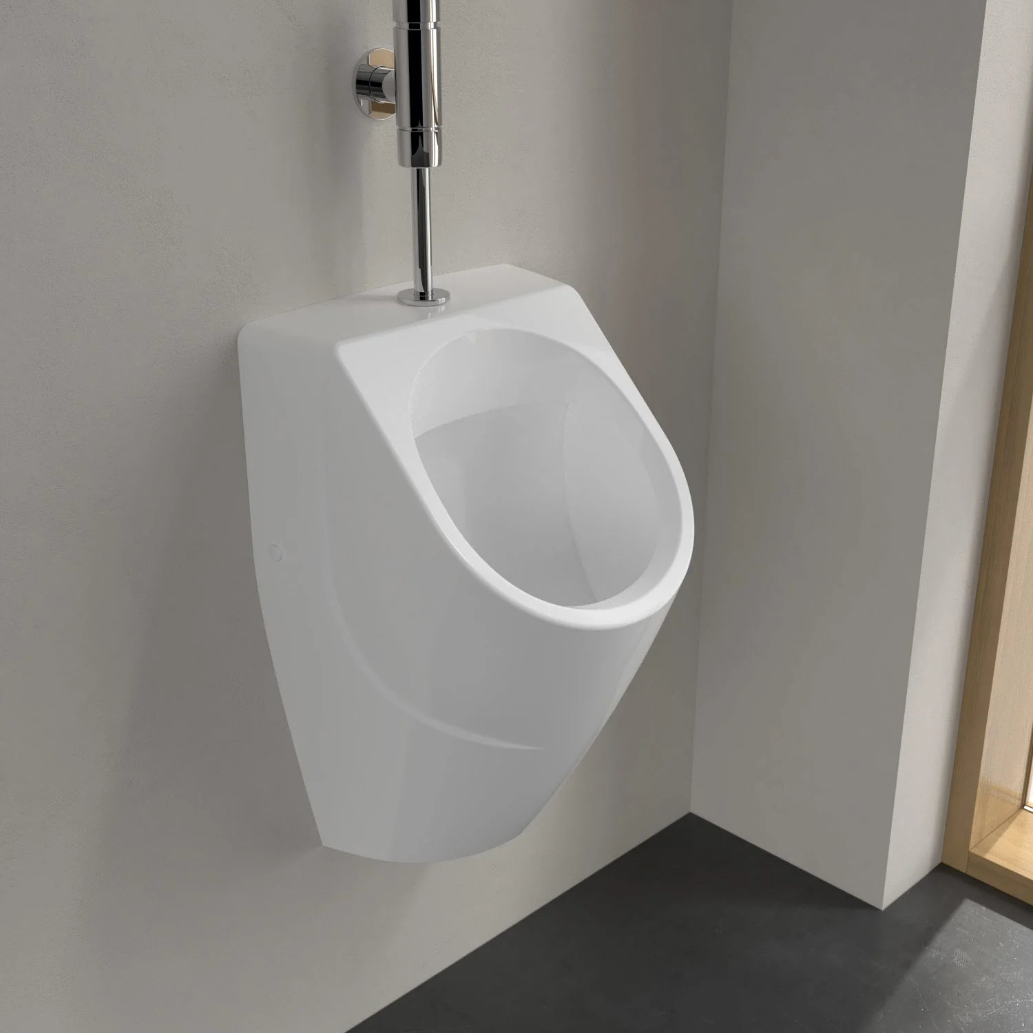 Villeroy & Boch O.novo Absaug-Urinal, ohne Deckel, DirectFlush, Zulauf von oben Bild 6