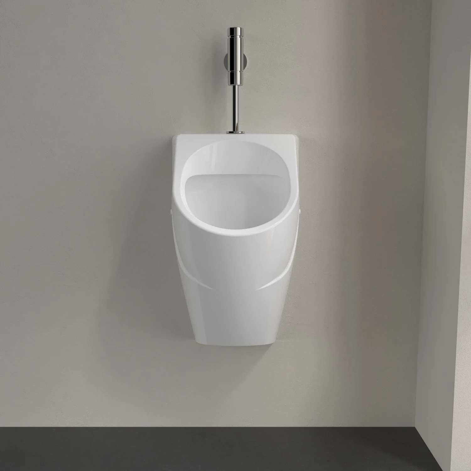 Villeroy & Boch O.novo Absaug-Urinal, ohne Deckel, DirectFlush, Zulauf von oben Bild 7