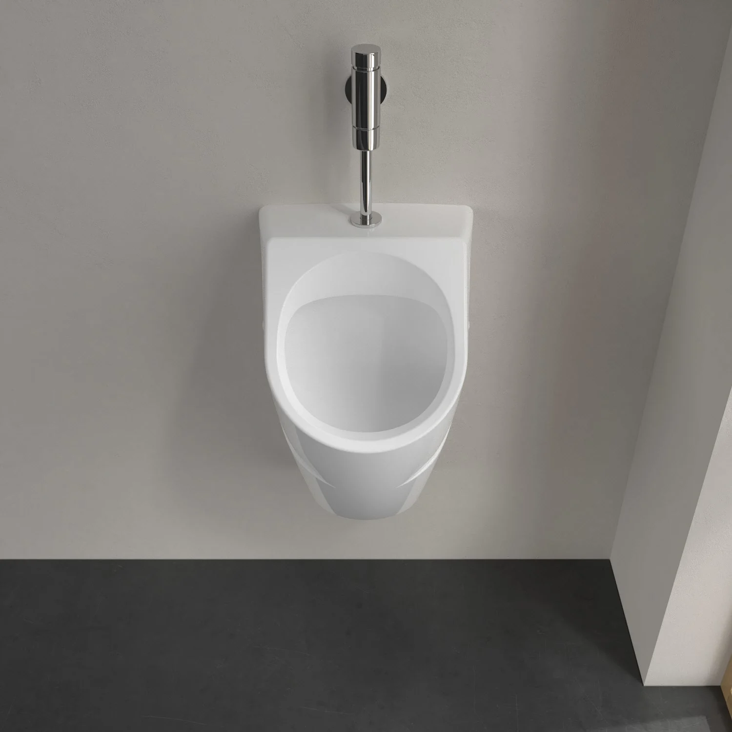 Villeroy & Boch O.novo Absaug-Urinal, ohne Deckel, DirectFlush, Zulauf von oben Bild 8