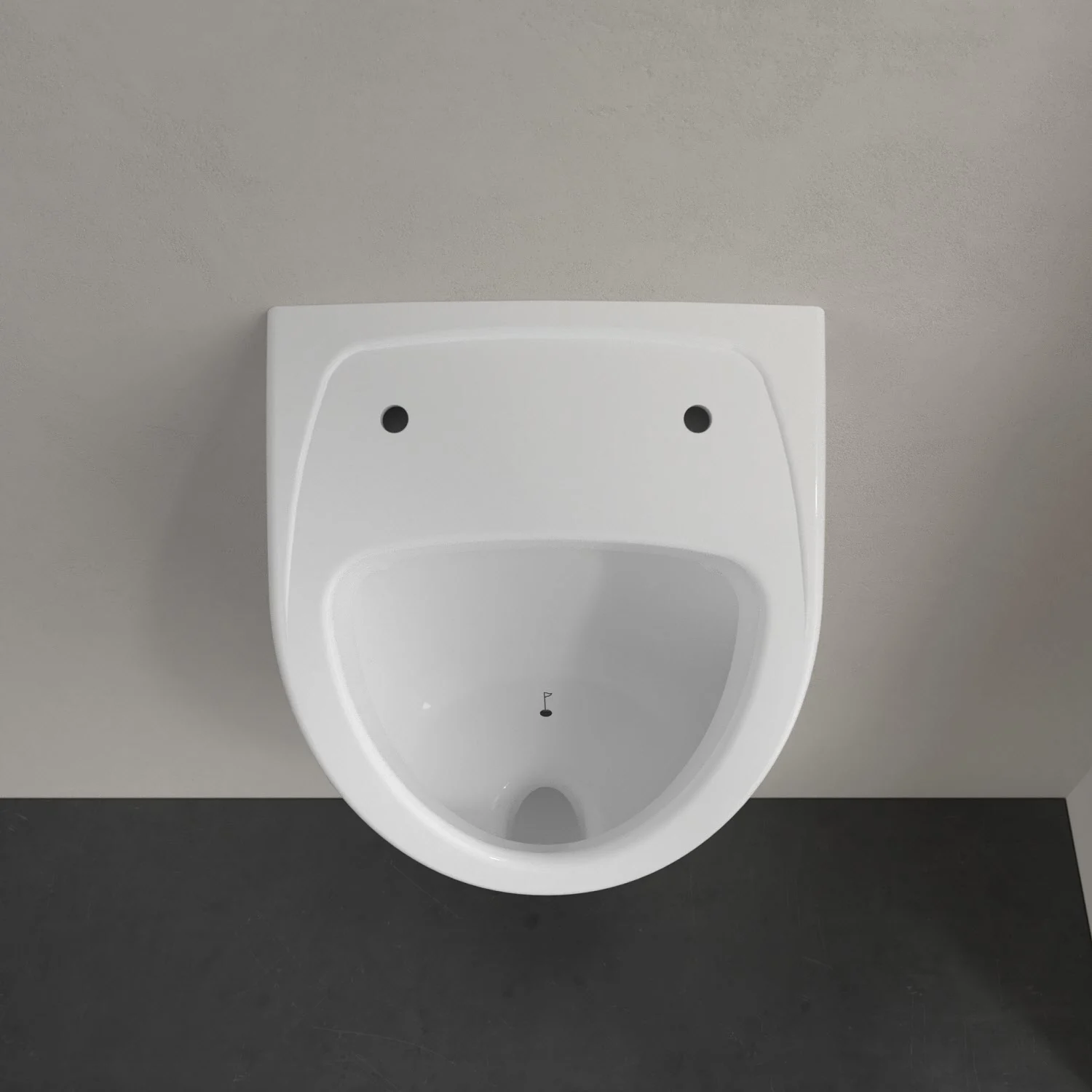 Villeroy & Boch O.novo Absaug-Urinal Compact, für Deckel, mit Zielobjekt, Zulauf verdeckt Bild 10