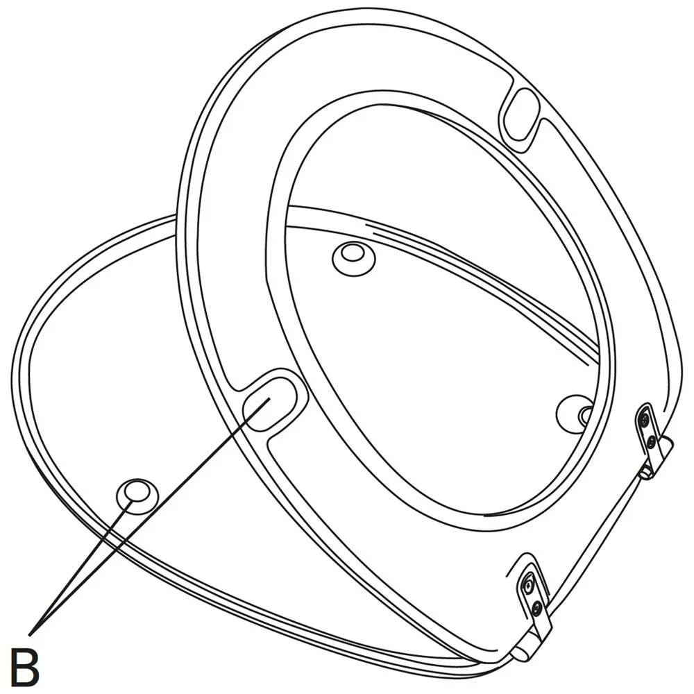 Villeroy & Boch O.novo WC-Sitz mit durchgehender Scharnierwelle Bild 3