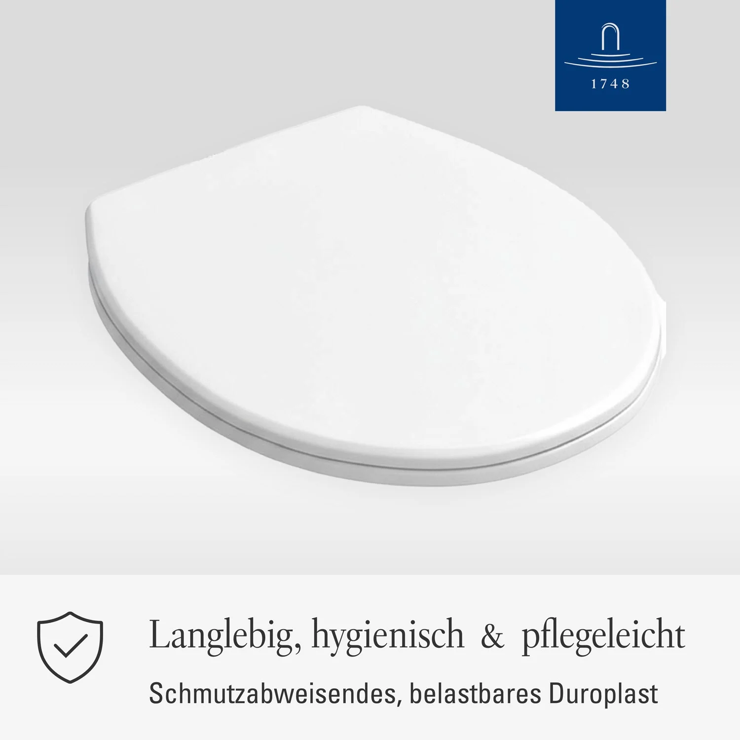 Villeroy & Boch O.novo WC-Sitz mit durchgehender Scharnierwelle Bild 4