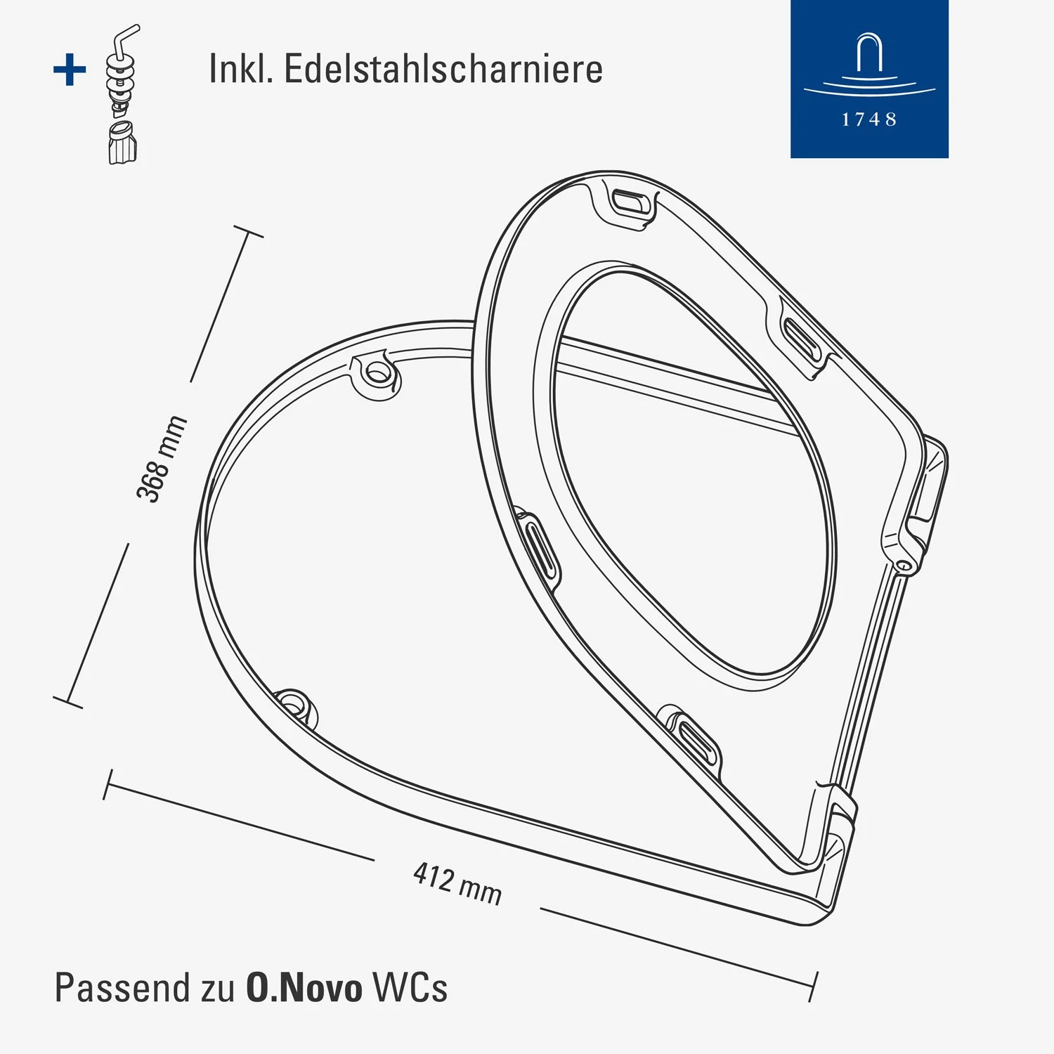 Villeroy & Boch O.novo WC-Sitz Bild 7