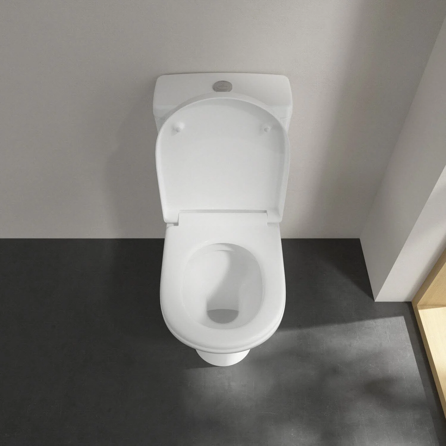 Villeroy & Boch O.novo Stand-Tiefspülklosett für Kombination, spülrandlos Bild 8
