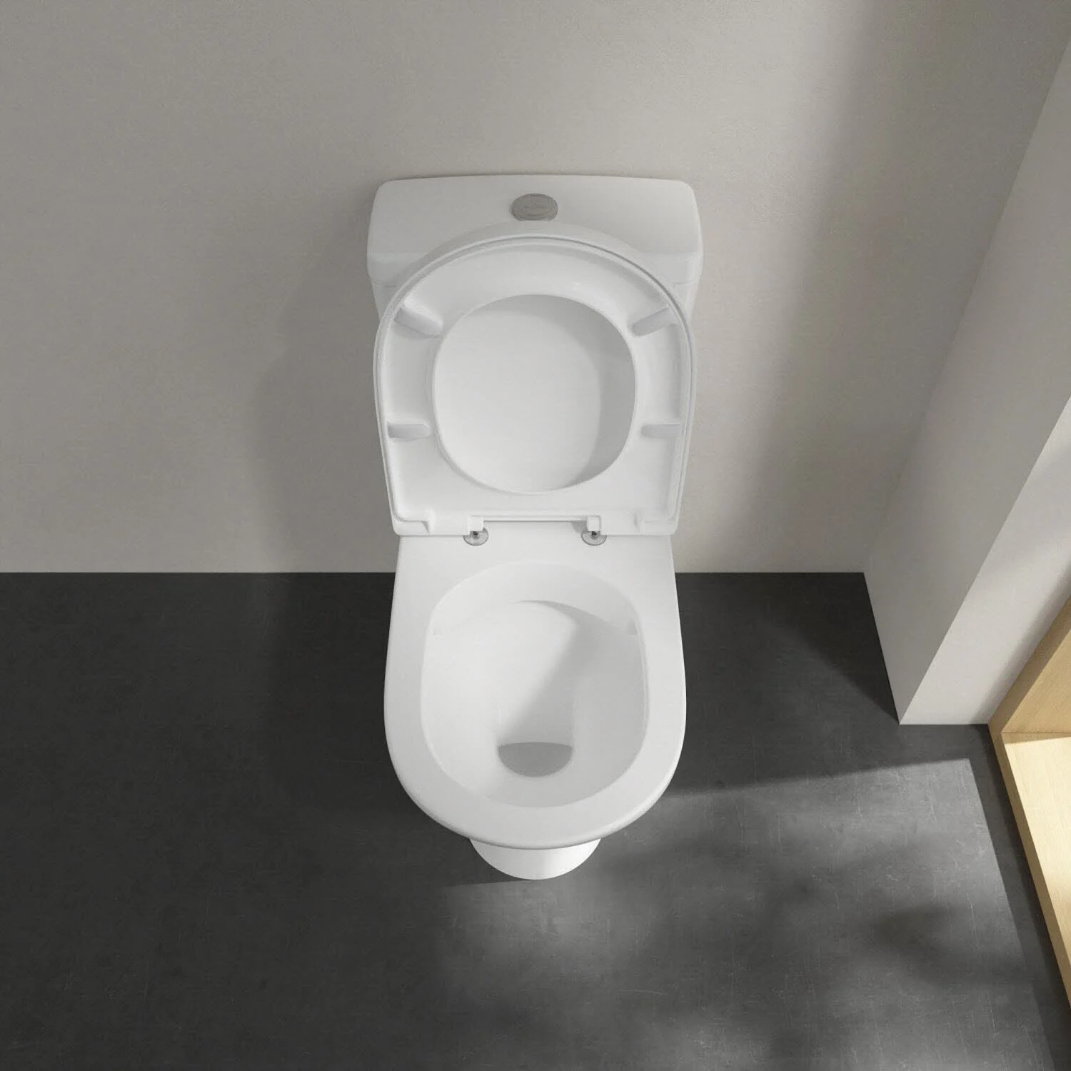 Villeroy & Boch O.novo Stand-Tiefspülklosett für Kombination, spülrandlos Bild 9