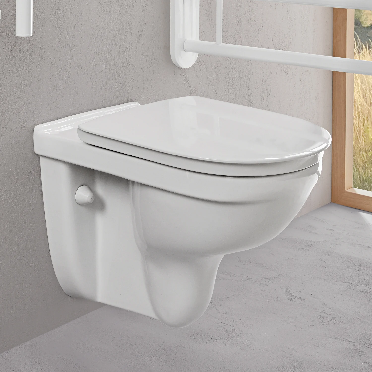Villeroy & Boch Vicare Tiefspül-WC spülrandlos, wandhängend