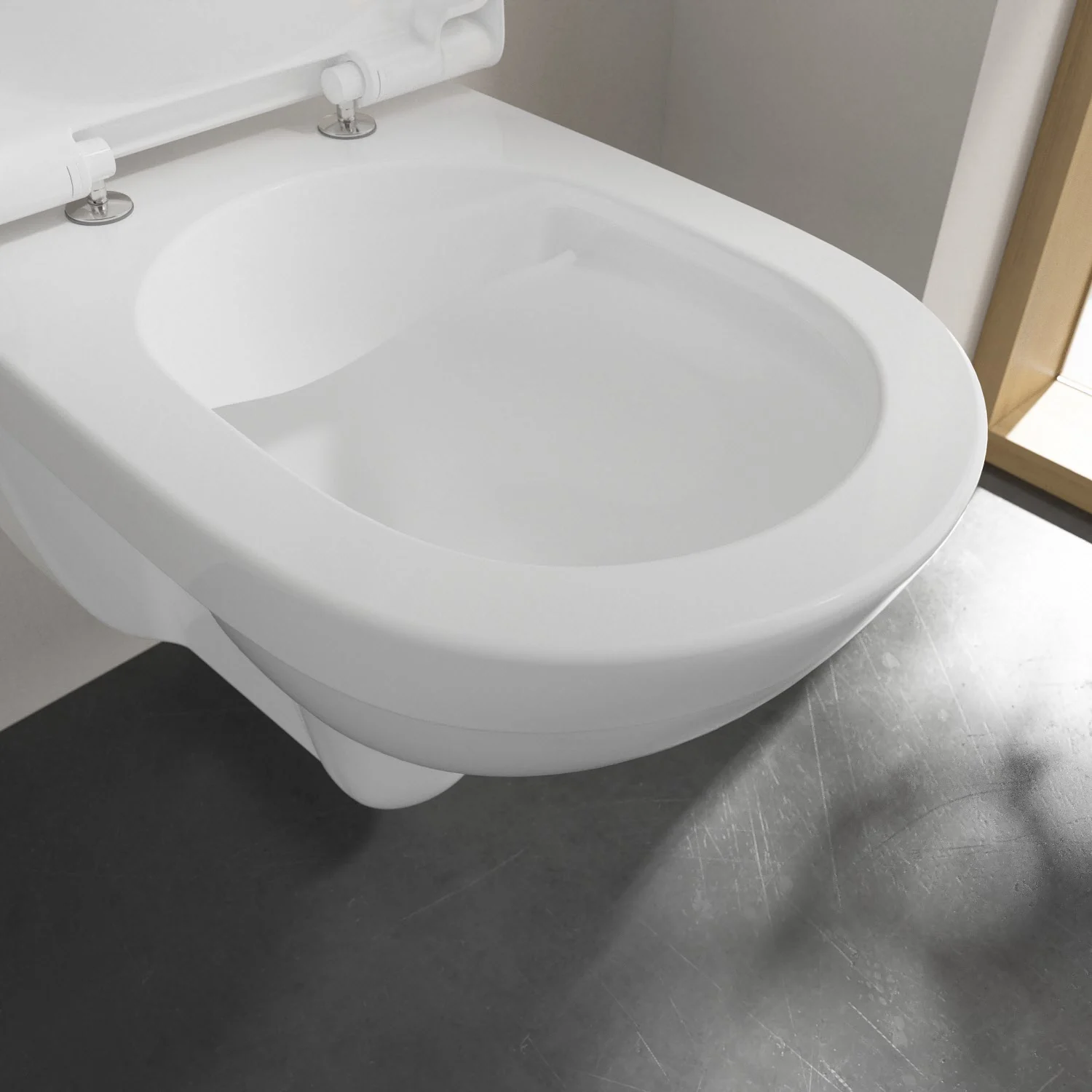 Villeroy & Boch Vicare Tiefspül-WC spülrandlos, wandhängend Bild 10