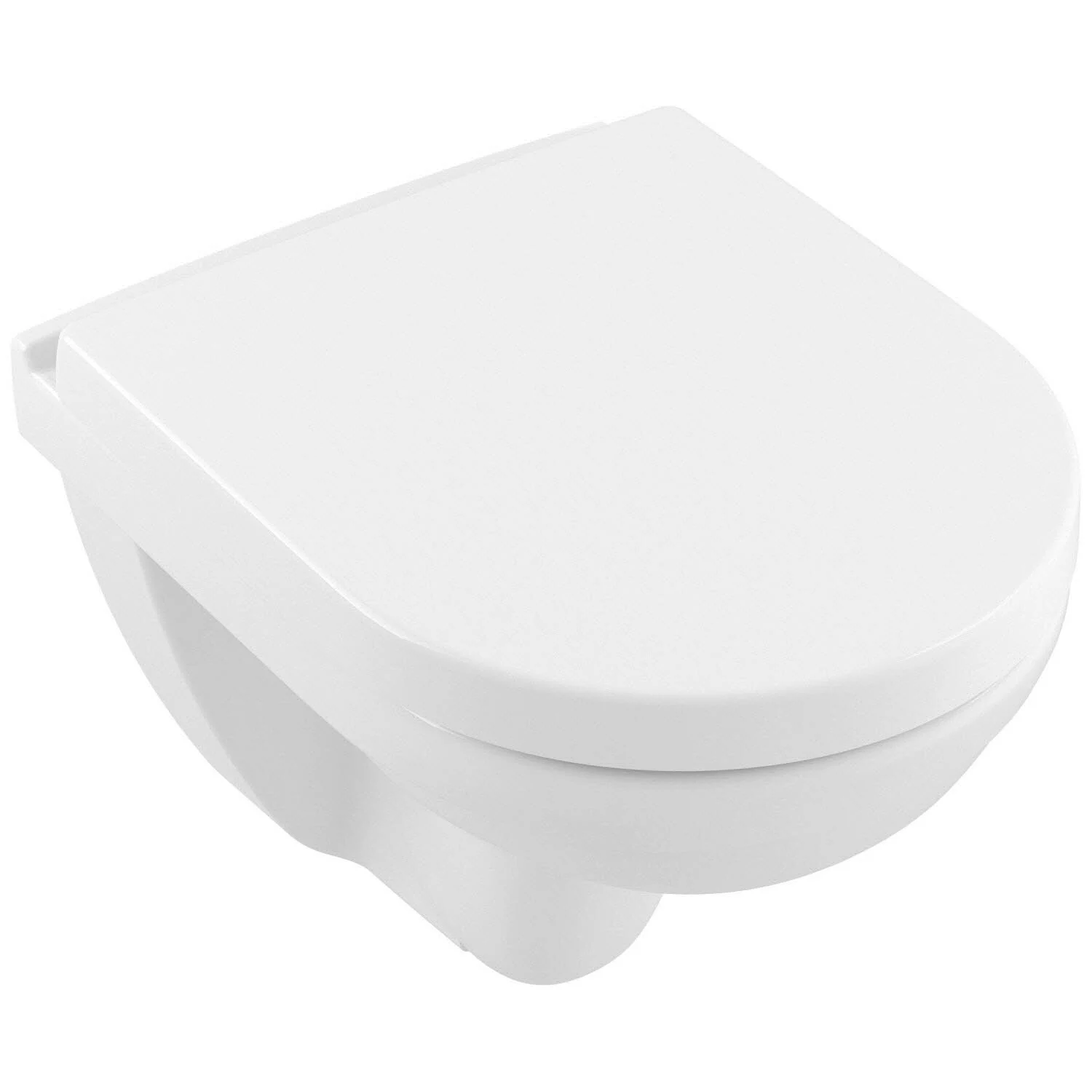 Villeroy & Boch O.novo Wand-Tiefspülklosett Compact Combi-Pack m. WC-Sitz Bild 3