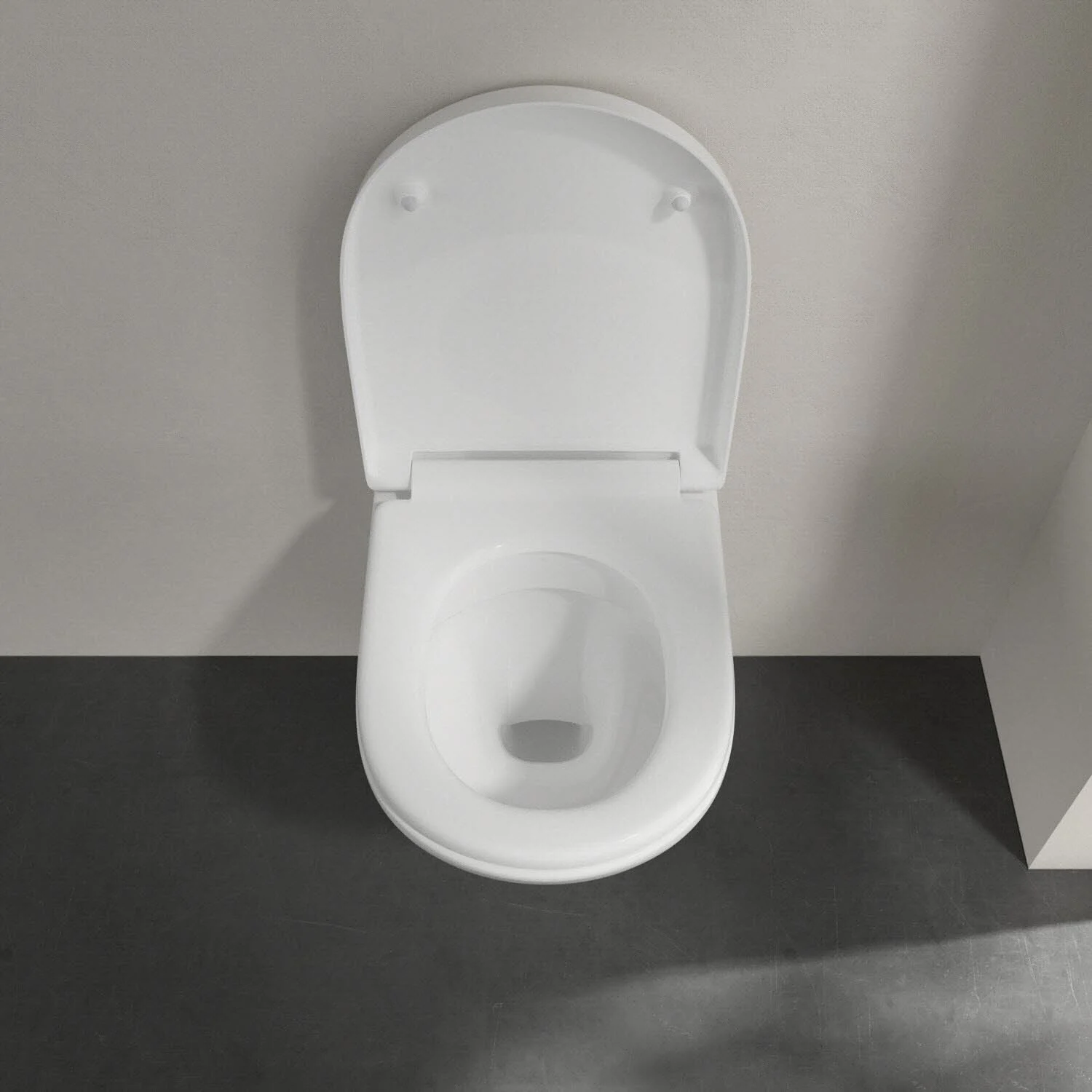 Villeroy & Boch O.novo Wand-Tiefspülklosett Compact Combi-Pack m. WC-Sitz Bild 9
